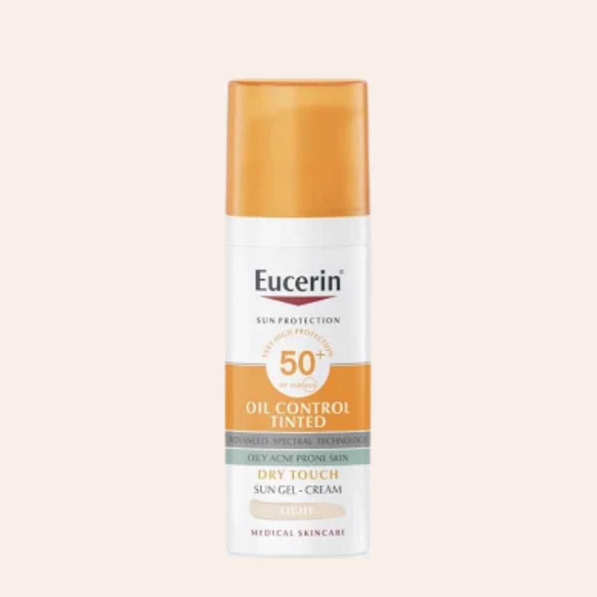 Eucerin Sun Oil Control Tinted Dry Touch Sun Gel-Cream 50 ml
