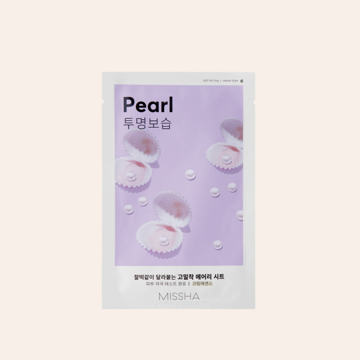 Missha Airy Fit Sheet Mask Pearl 19 ml