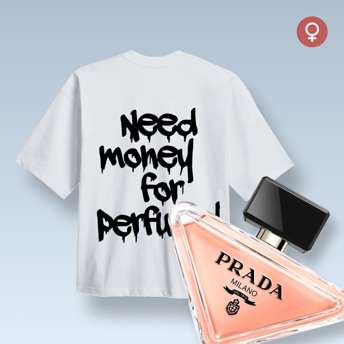 "NEED MONEY FOR PERFUME!" μπλουζάκι
