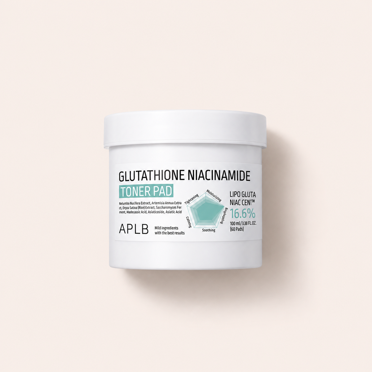 APLB Glutathione Niacinamide Toner Pad 60 ml – pleťová voda a sprej – MrRizz