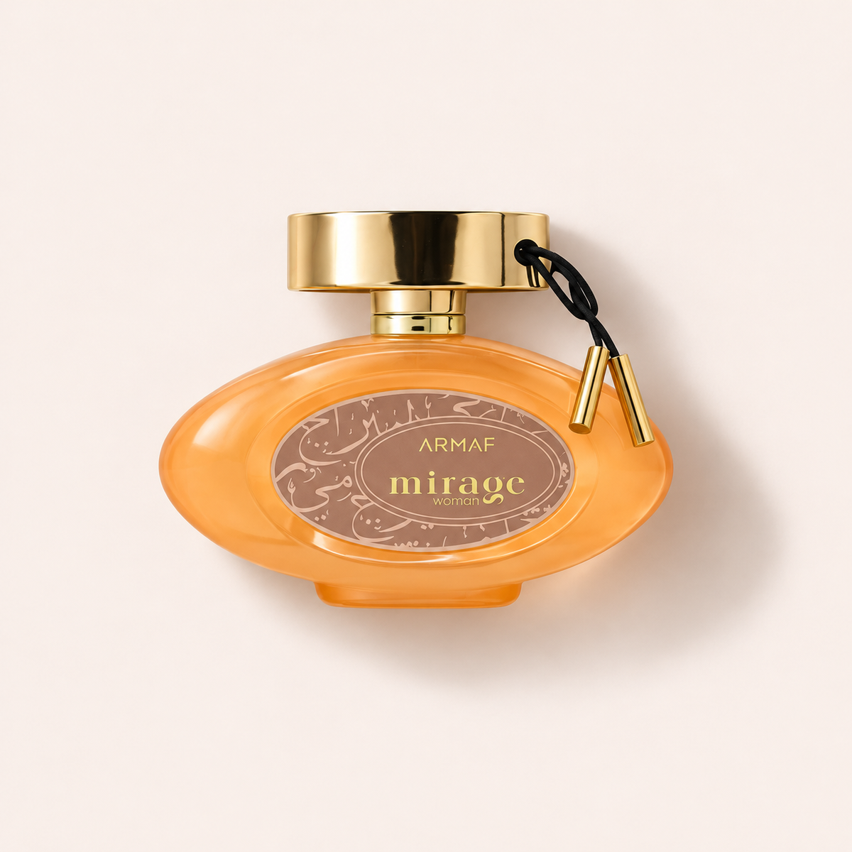 Flakon parfémované vody Armaf Mirage Woman 100 ml na světlém pozadí – MrRizz