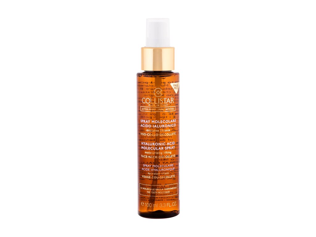 Collistar Pure Actives Hyaluronic Acid Molecular Spray 100 ml - 100ml - Pleťová voda a sprej