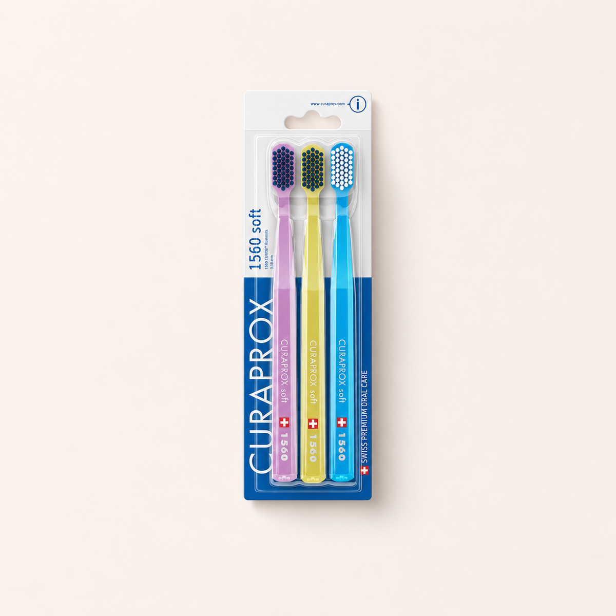 Curaprox 1560 Soft Trio 3 ml – klasický zubní kartáček – MrRizz