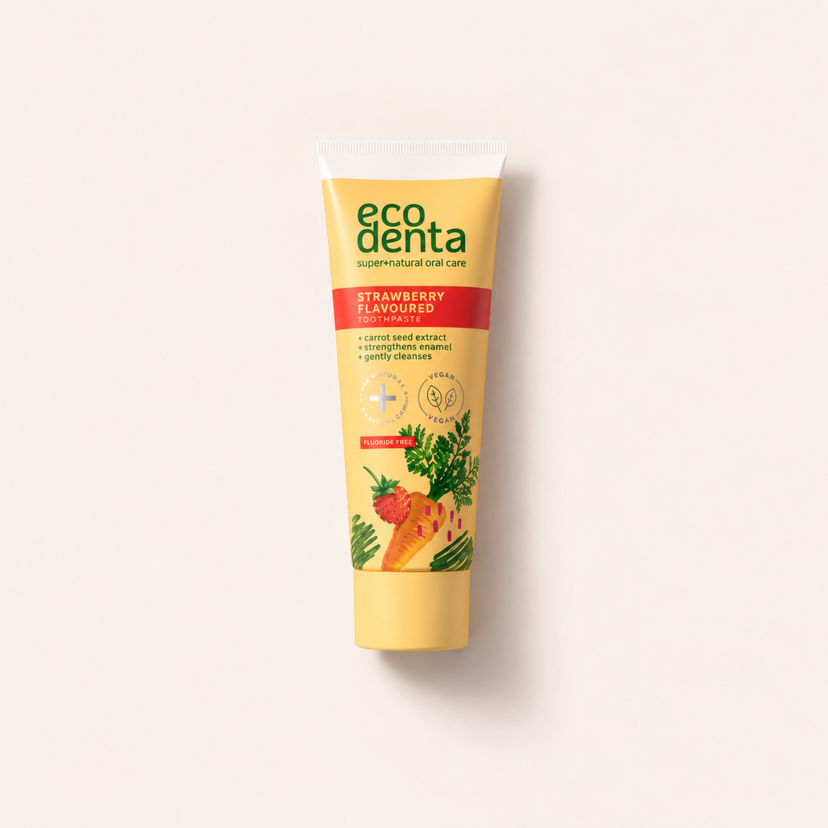 Ecodenta Toothpaste Wild Strawberry Flavoured 75 ml – zubní pasta – MrRizz