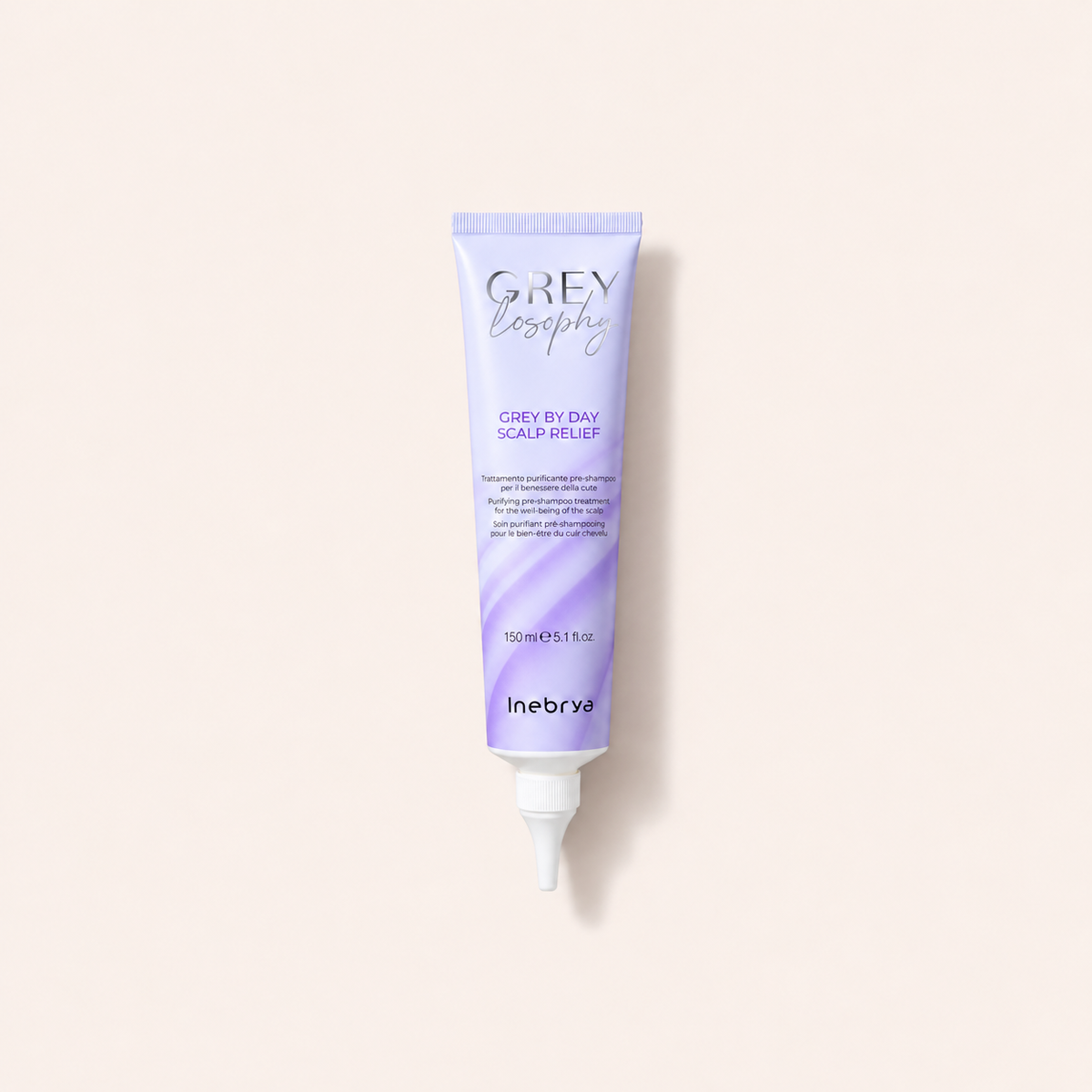 Inebrya GREYlosophy Grey By Day Scalp Relief 150 ml – péče o pokožku hlavy – MrRizz