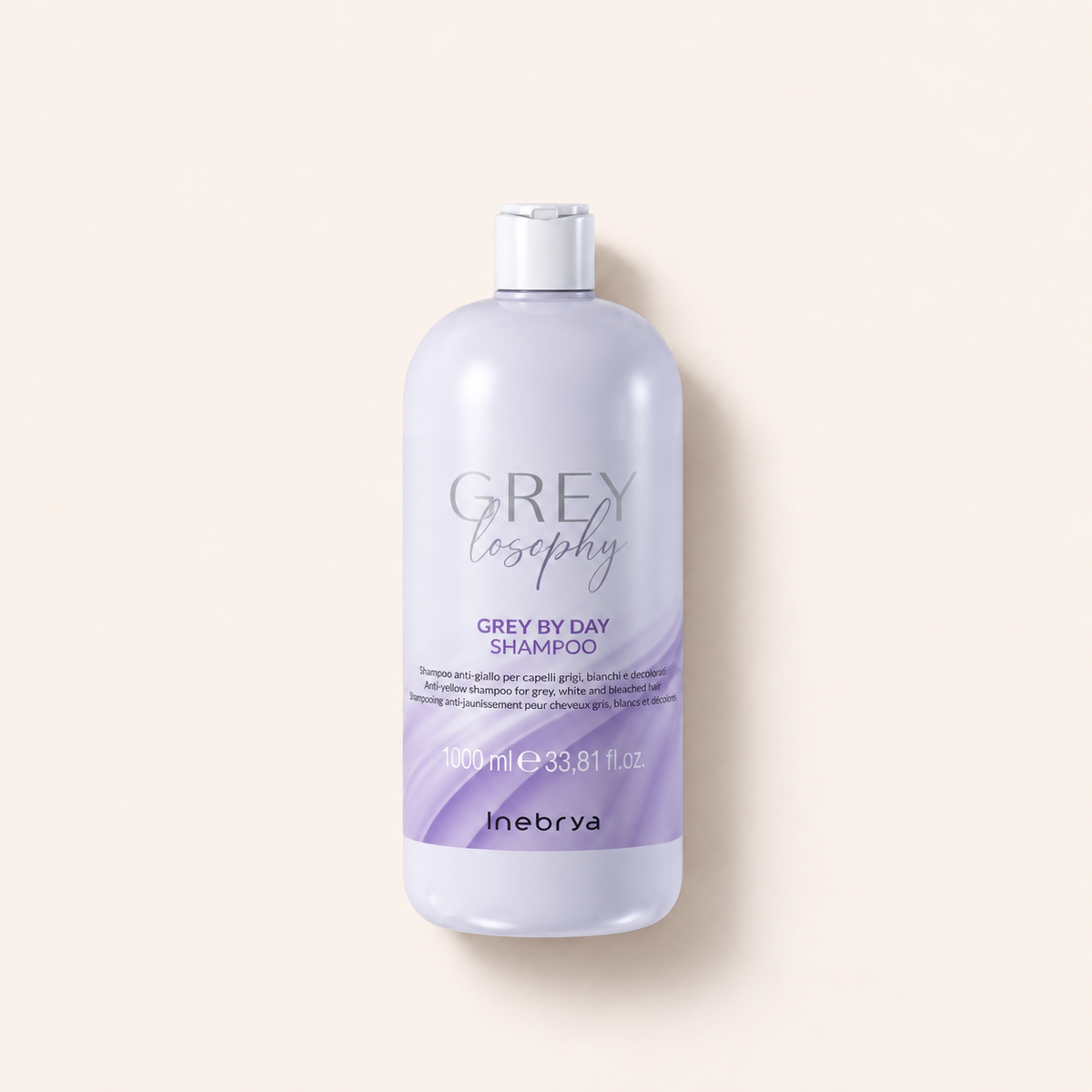 Inebrya GREYlosophy Grey By Day Shampoo 1000 ml – šampon – MrRizz