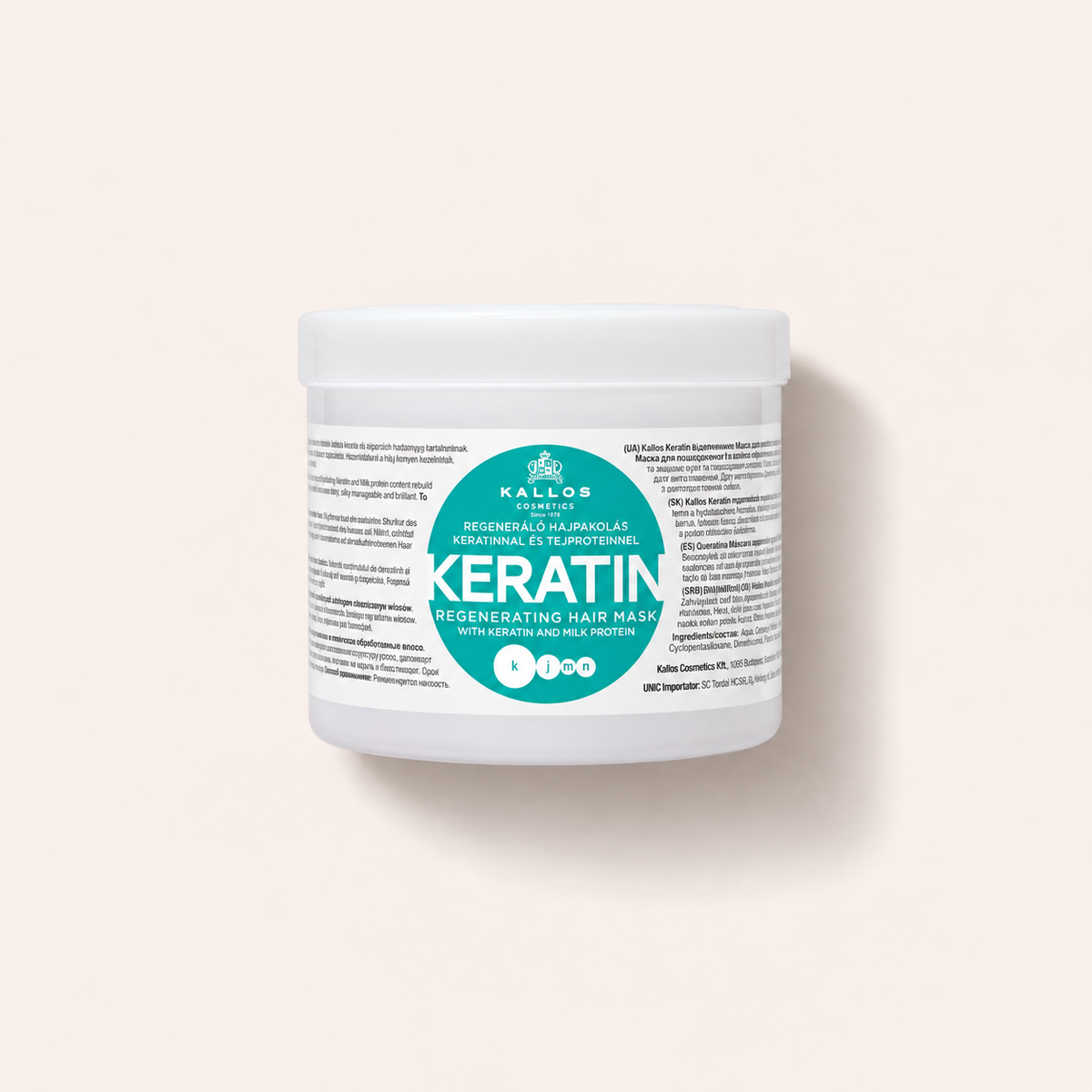 Kallos Cosmetics Keratin 500 ml – maska na vlasy – MrRizz