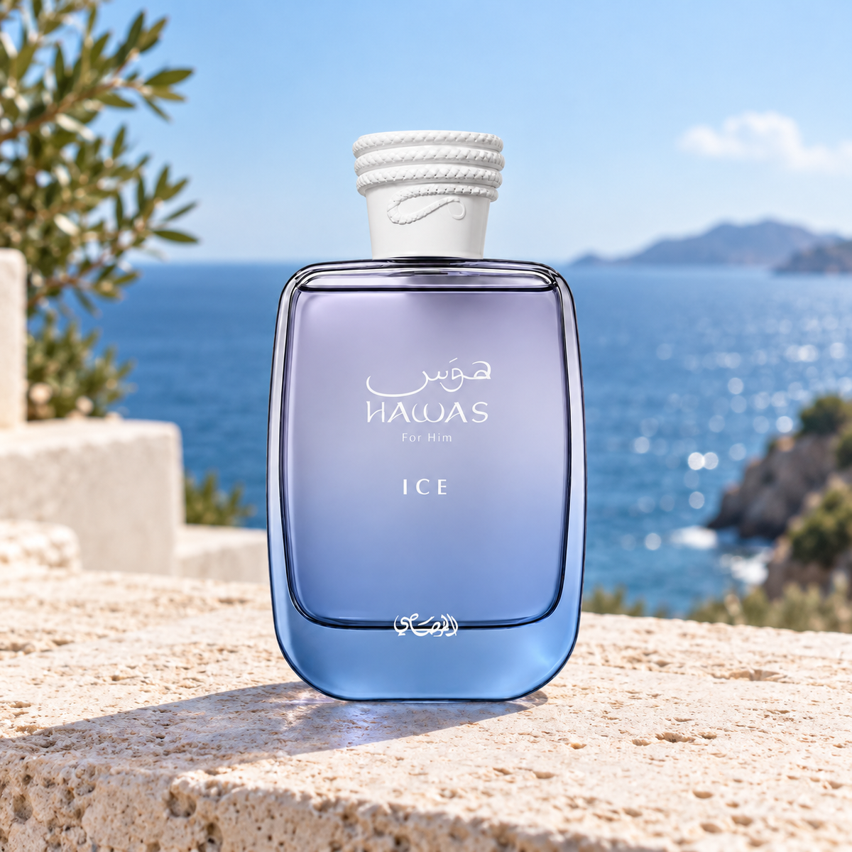 Rasasi Hawas Ice EDP 100 ml – produkt v prostředí