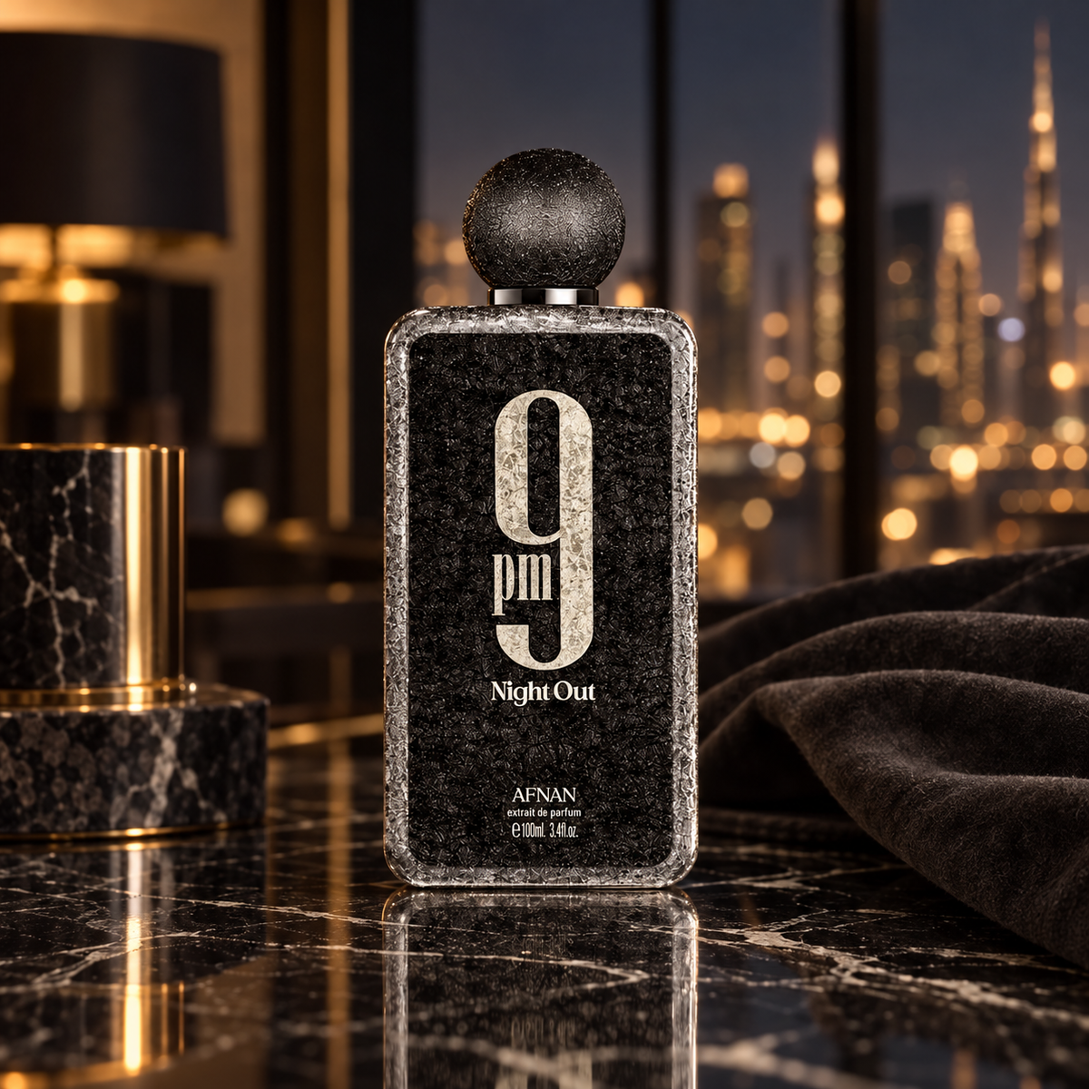 Afnan 9pm Night Out Extrait 100 ml – produkt v prostředí