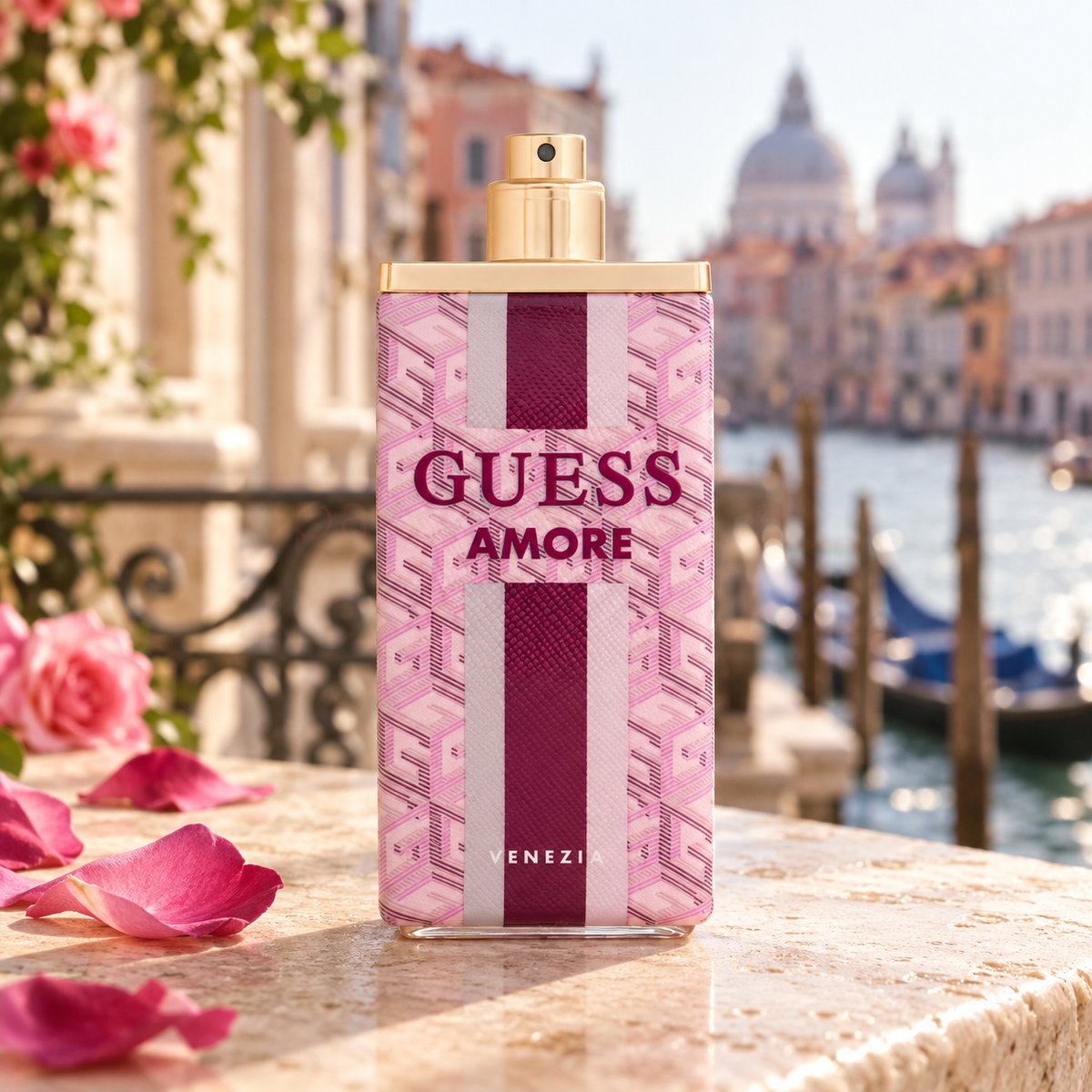 GUESS Amore Venezia EDT 100 ml – produkt v prostředí