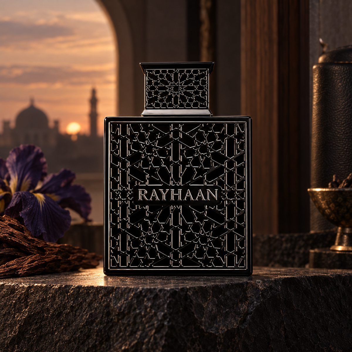 Obsidian Rayhaan 100 ml – produkt v prostředí
