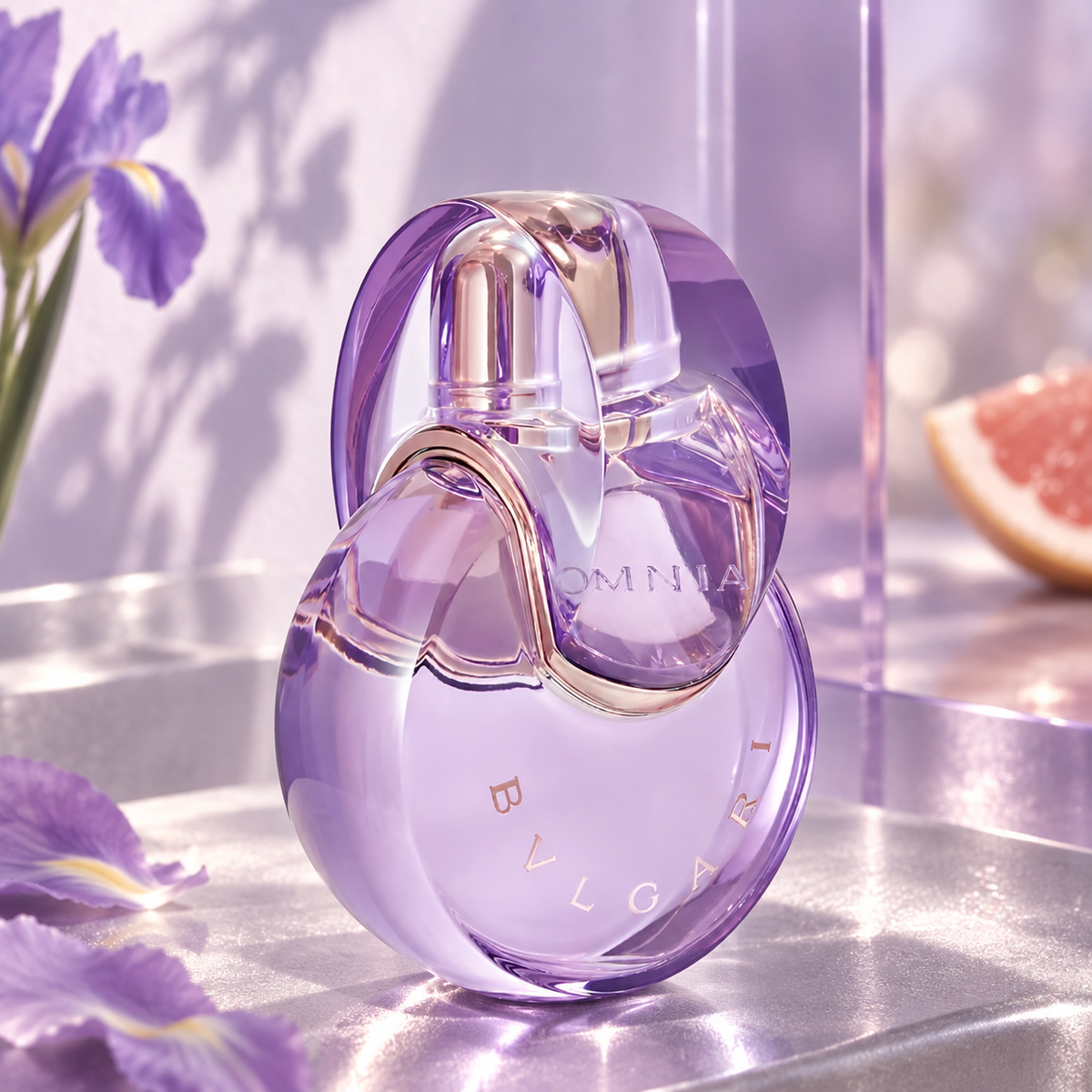 Bvlgari Omnia Amethyste EDT 100 ml – produkt v prostředí