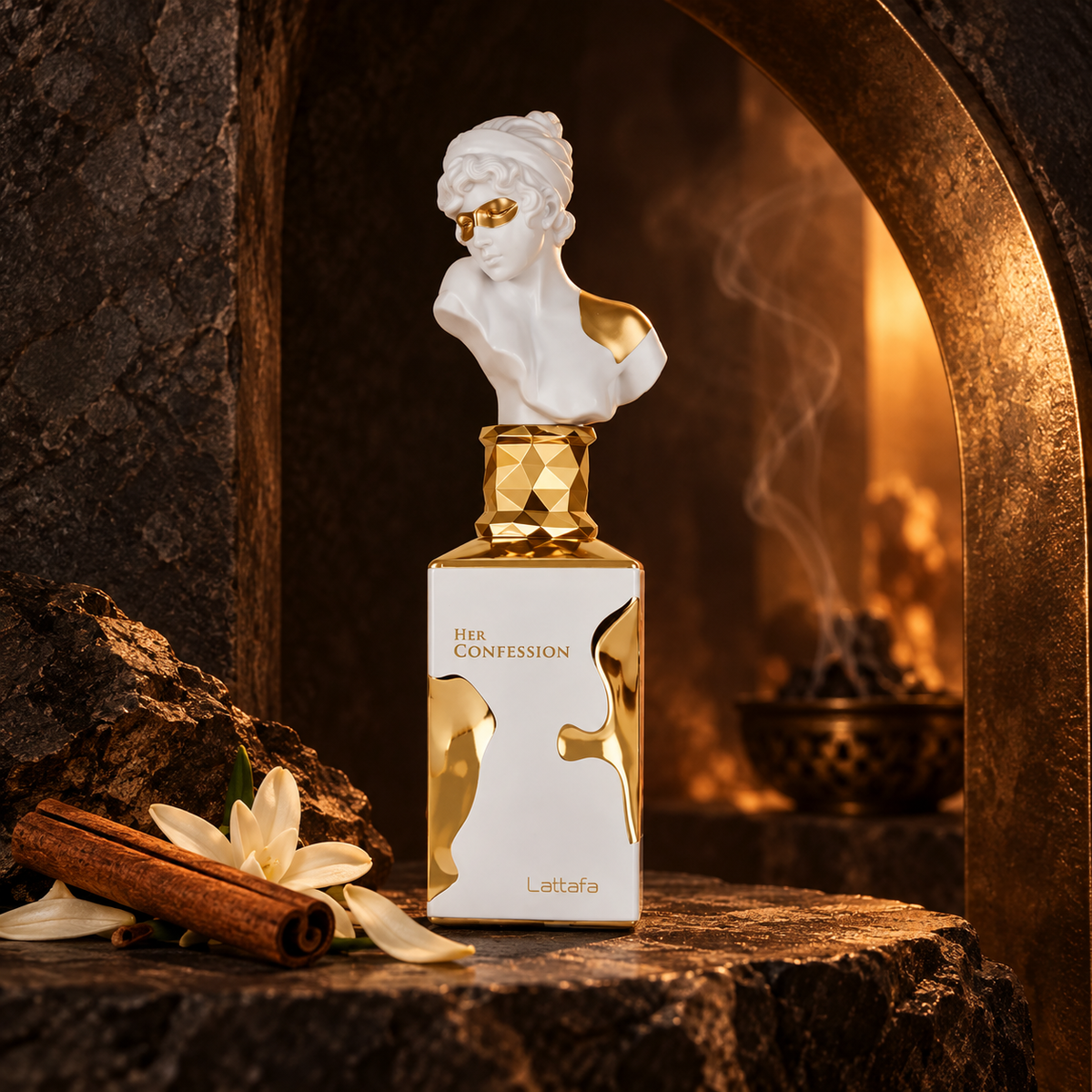 Lattafa Her Confession EDP 100 ml – produkt v prostředí