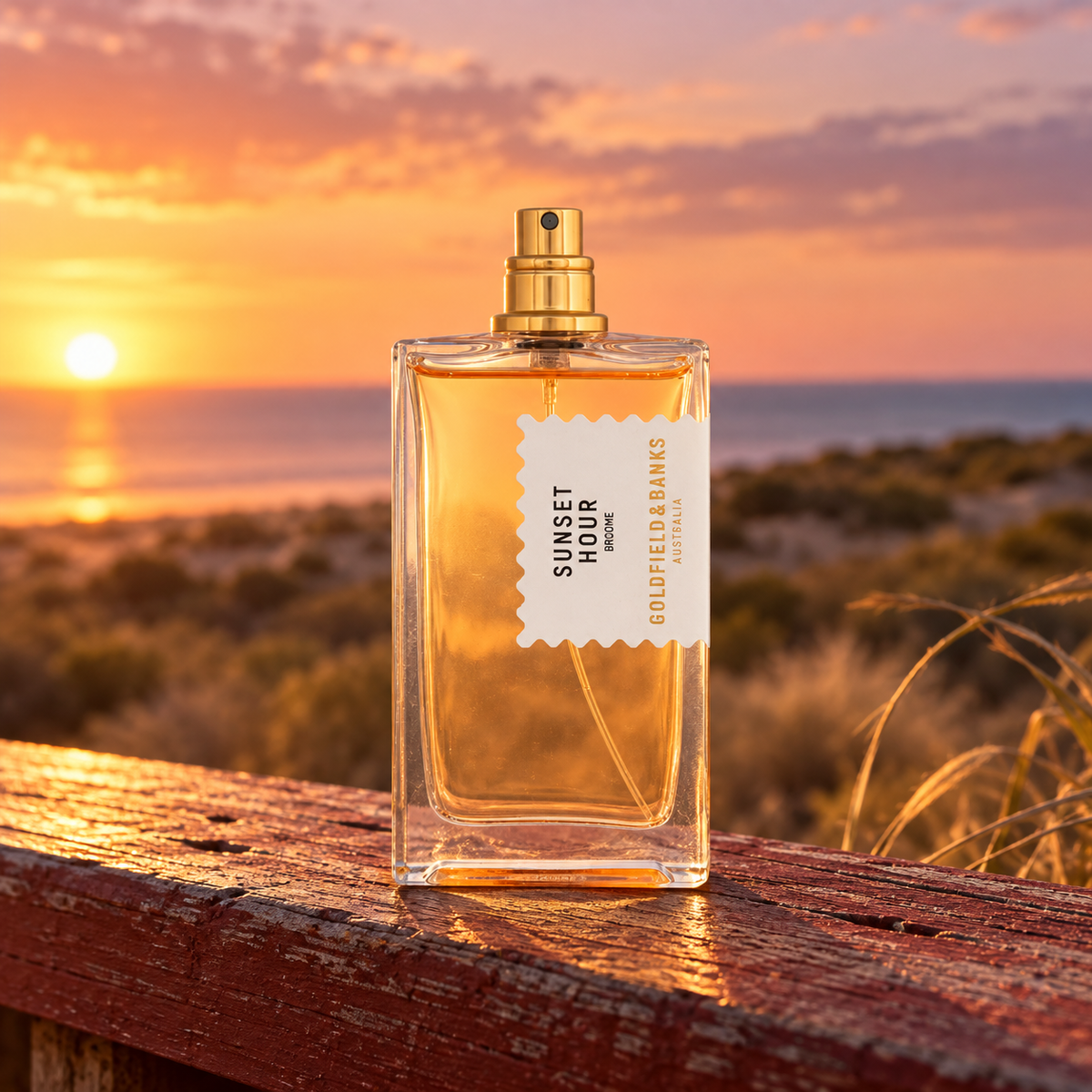 Goldfield & Banks Sunset Hour 100 ml – produkt v prostředí