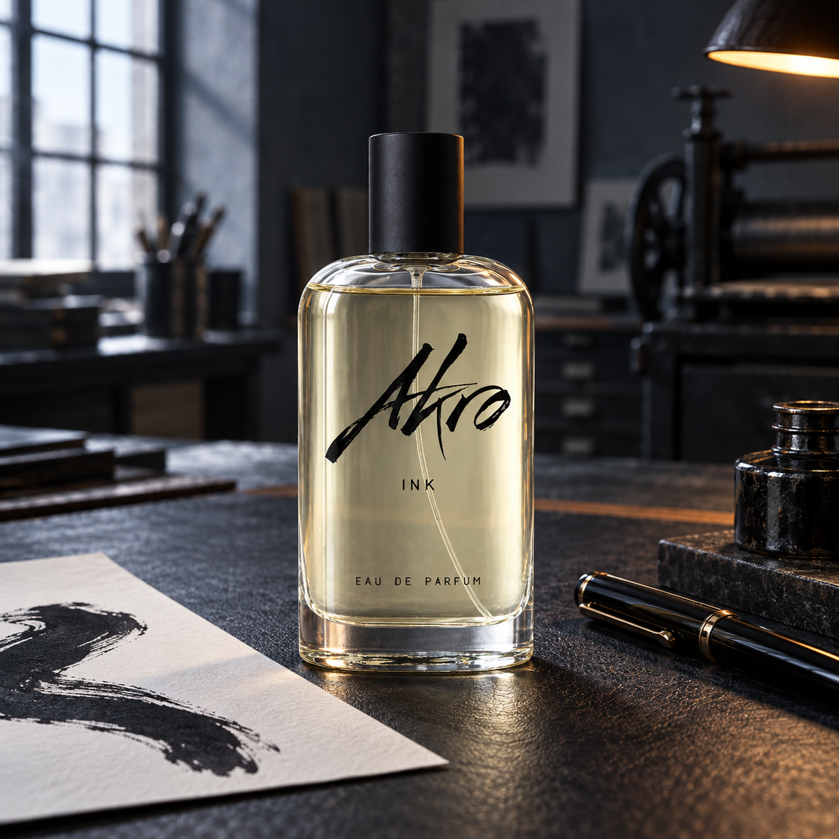 Akro Ink 100 ml – produkt v prostředí