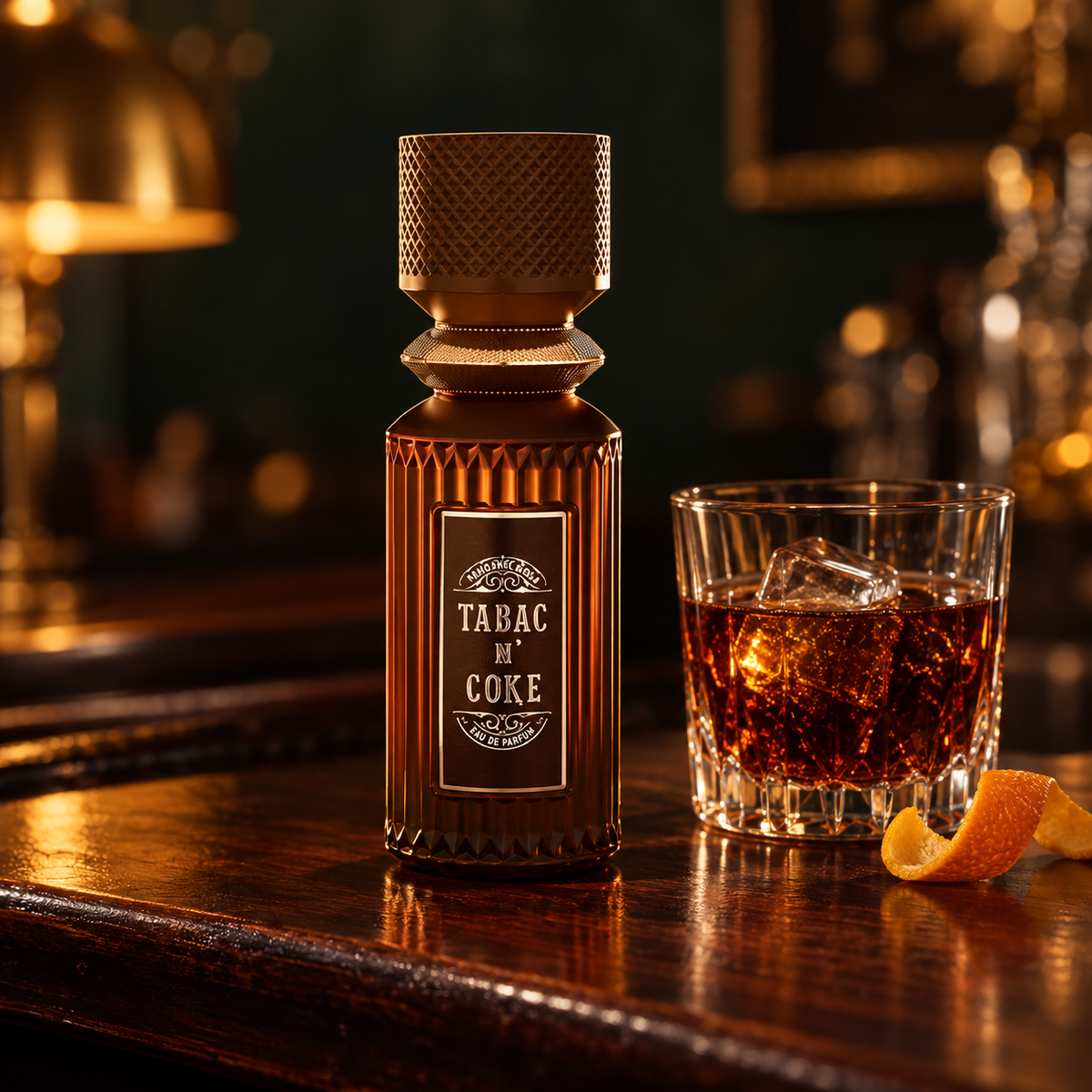 Fragrance World Tabac N' Coke EDP 100 ml – produkt v prostředí
