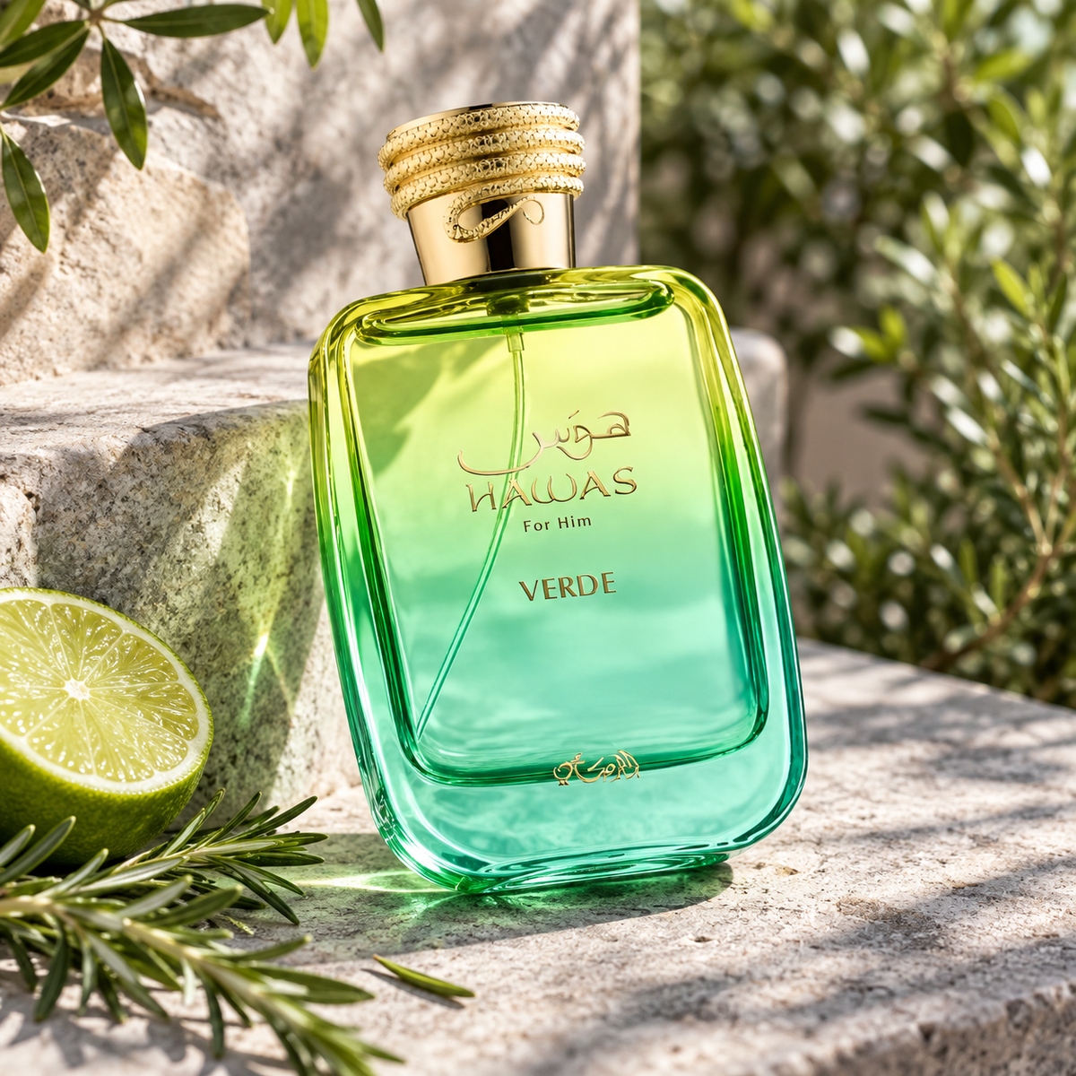 Rasasi Hawas Verde 100 ml – produkt v prostředí