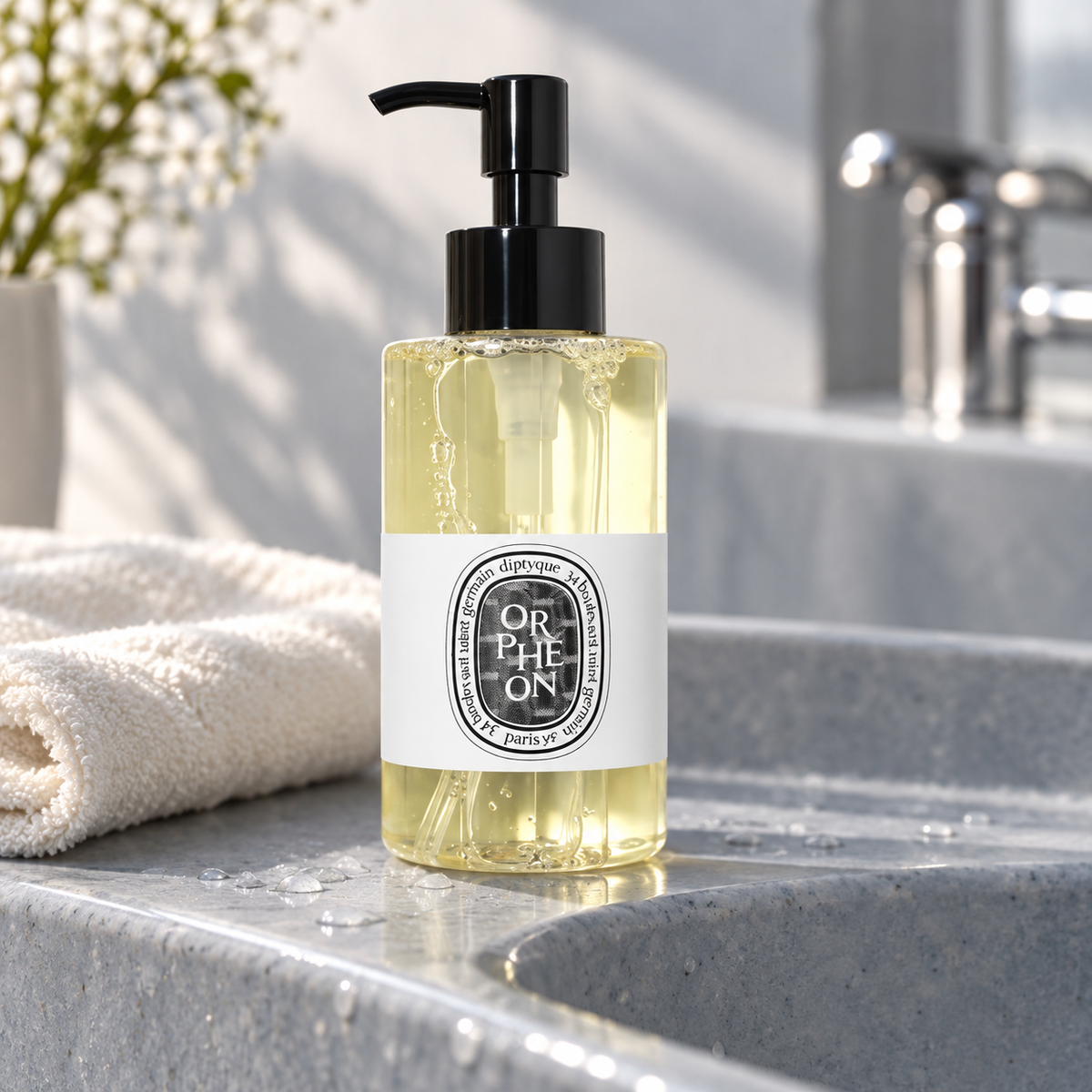Diptyque Orphéon Mycí gel na ruce a tělo 200 ml – produkt v prostředí