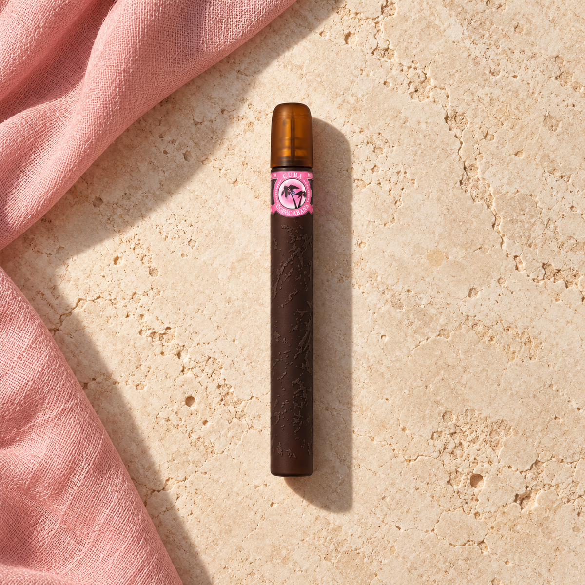 Cuba Brazil Copacabana 35 ml – parfém v prostředí, pohled shora s bočním stínem