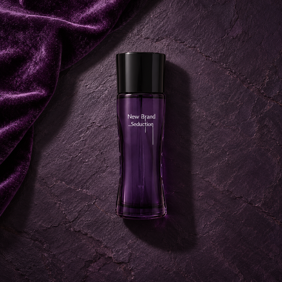 New Brand Parfums Seduction 100 ml – parfém v prostředí, pohled shora s bočním stínem