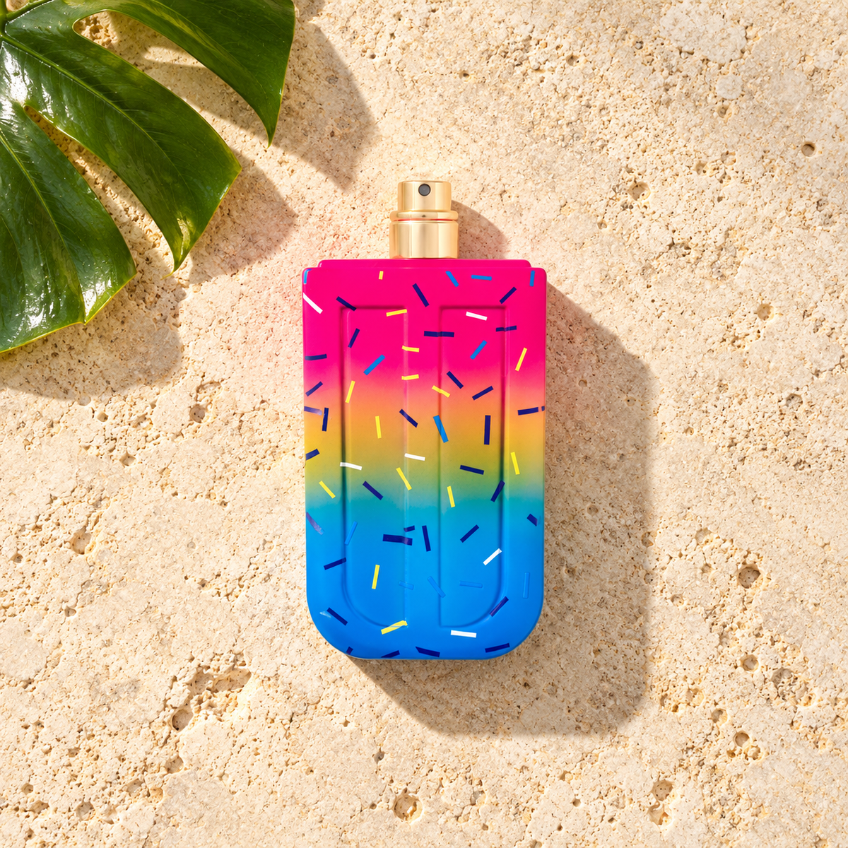 Assala Prime Freeze Tropic 85 ml – parfém v prostředí, pohled shora s bočním stínem