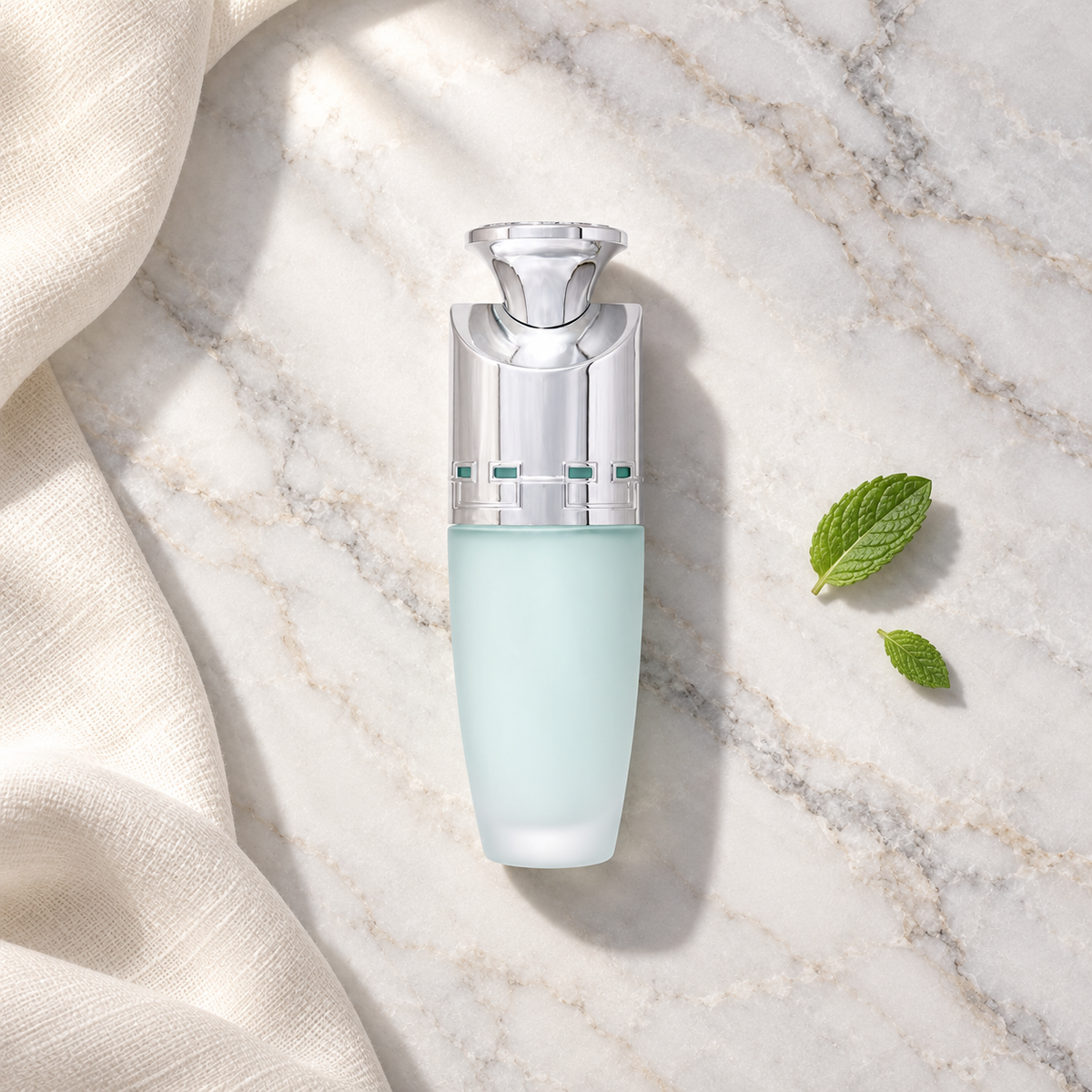 New Brand Parfums Prestige Luxury 100 ml – parfém v prostředí, pohled shora s bočním stínem