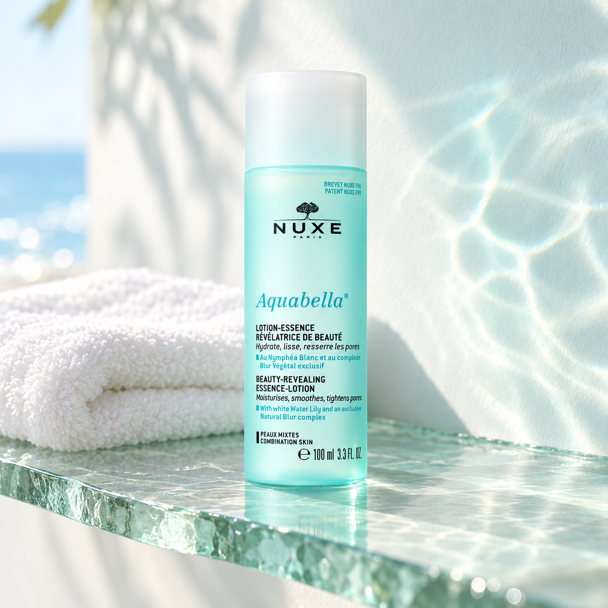 NUXE Aquabella Beauty-Revealing 100 ml – produktová scéna – MrRizz
