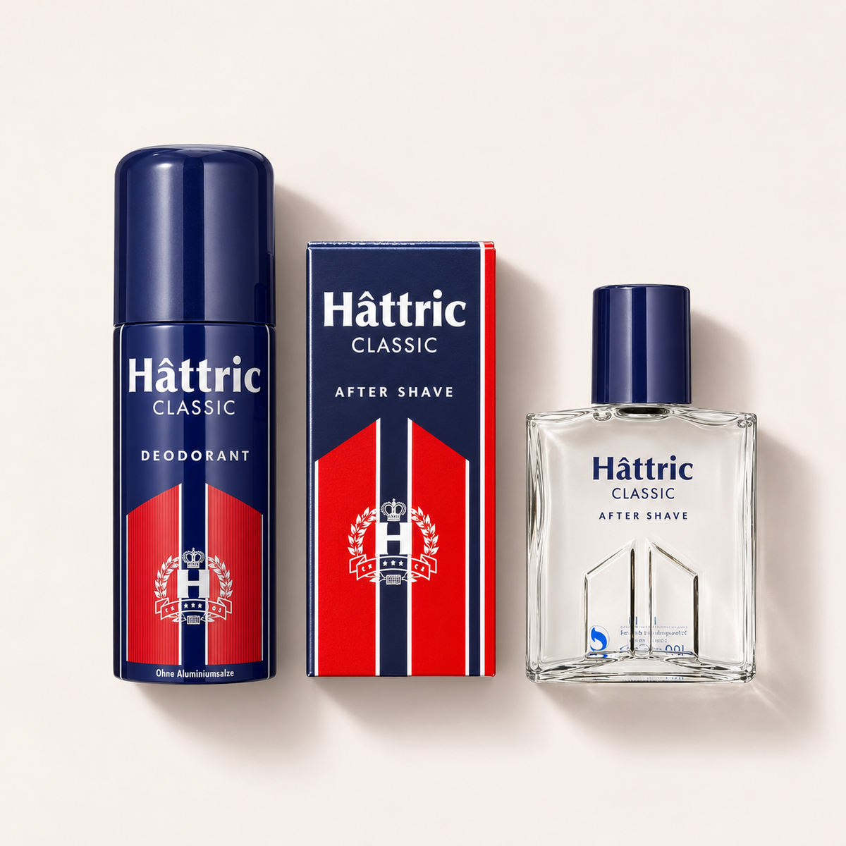 Hattric Classic – set deodorantu 150 ml a vody po holení 100 ml – MrRizz