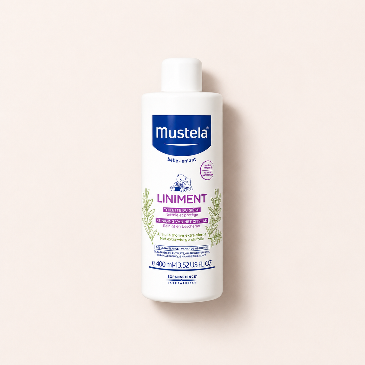 Mustela Bébé Liniment 400 ml – tělové mléko – MrRizz