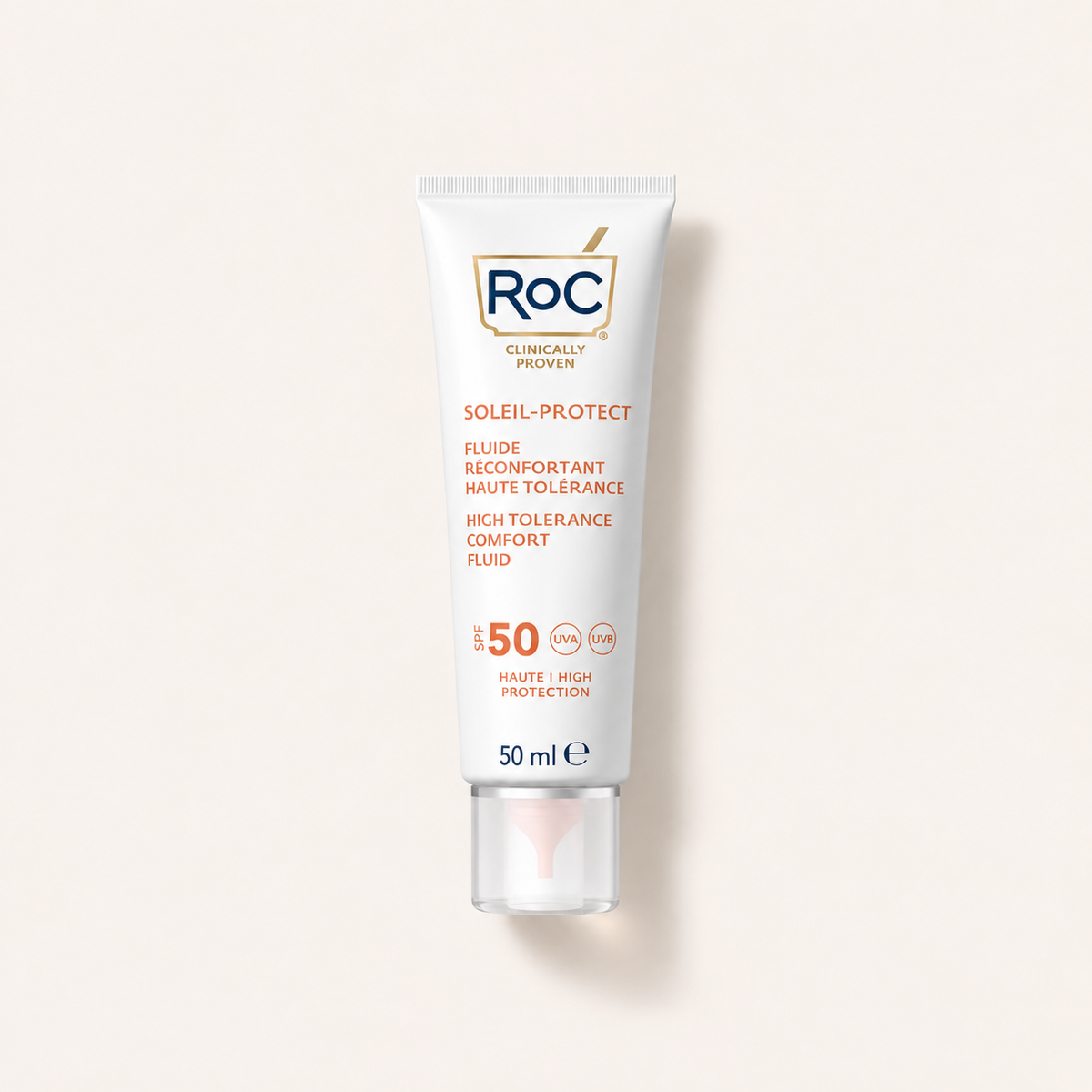 RoC Soleil-Protect High Tolerance Comfort Fluid 50 ml – opalovací přípravek na obličej – MrRizz