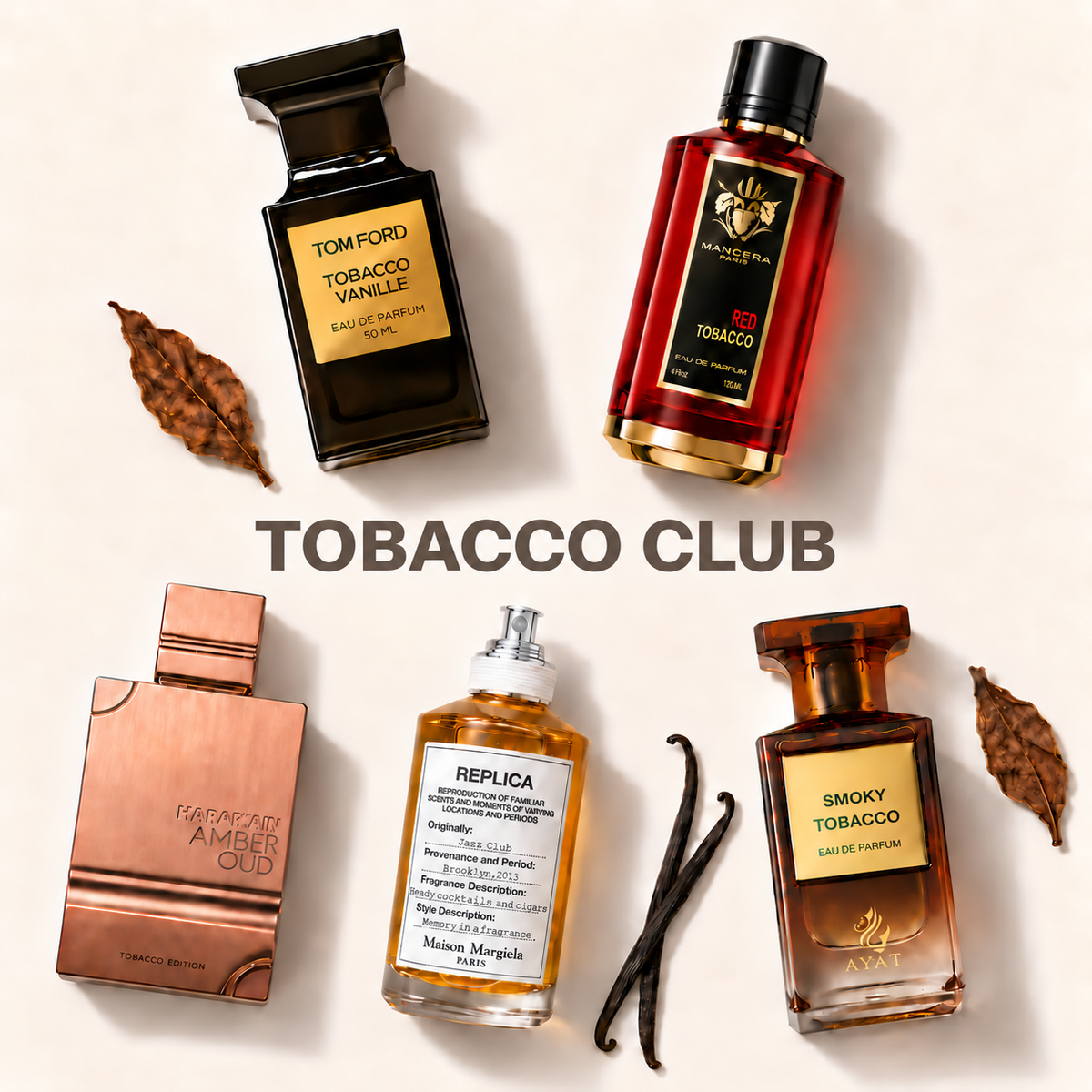 Tobacco Club – set vzorků parfémů – MrRizz