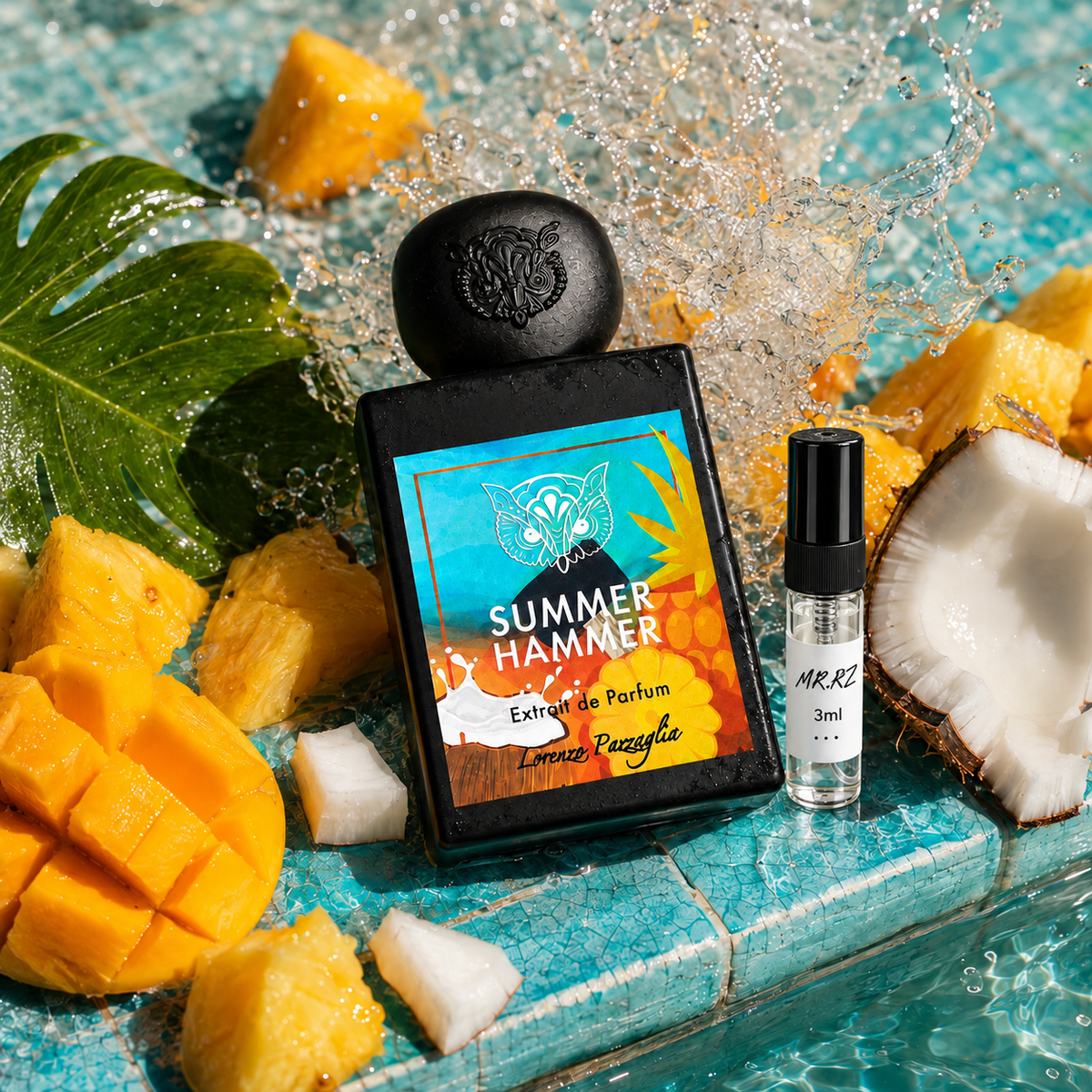 Původní prostředí s lahvičkou vzorku MrRizz