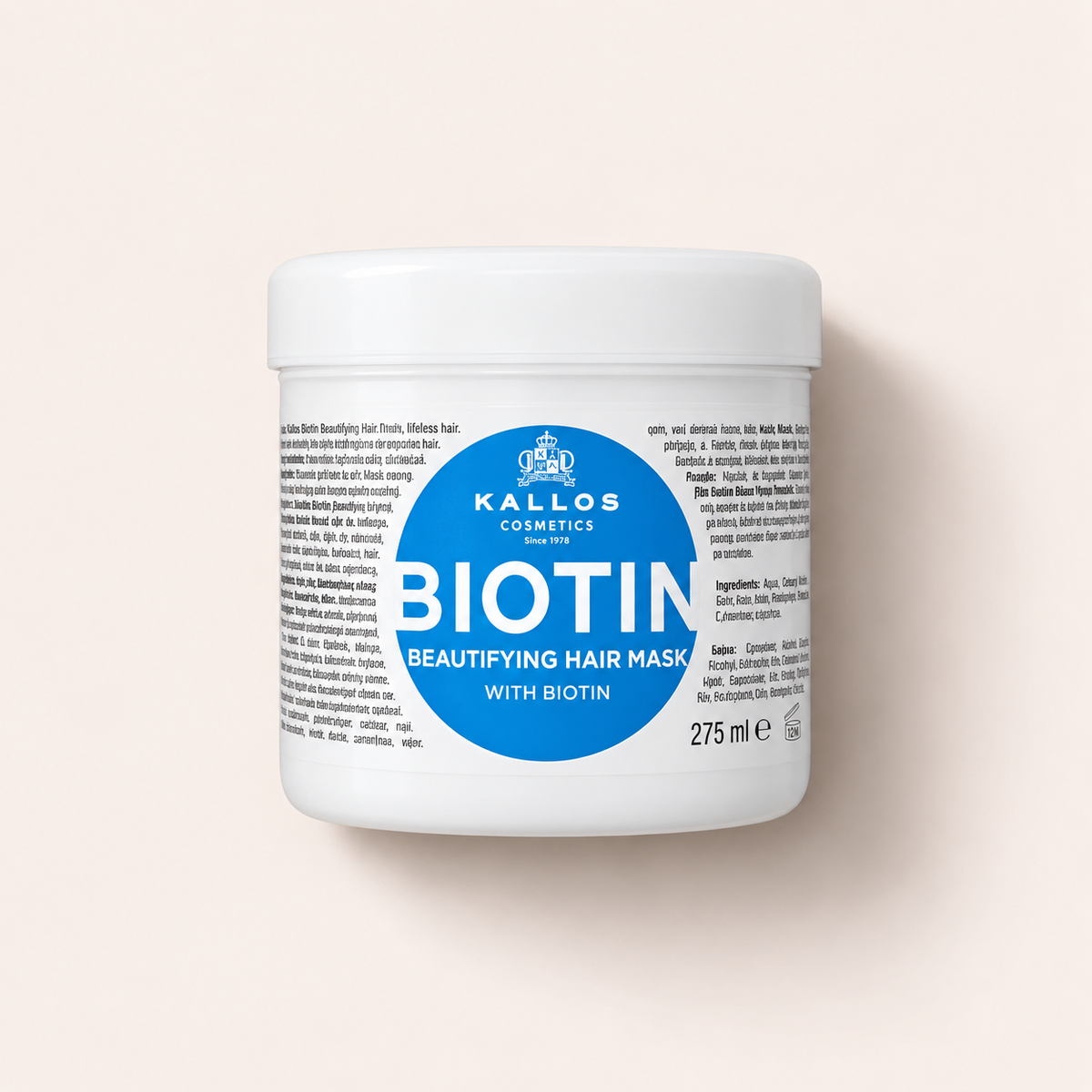 Kallos Cosmetics Biotin 275 ml – produktová fotografie – MrRizz