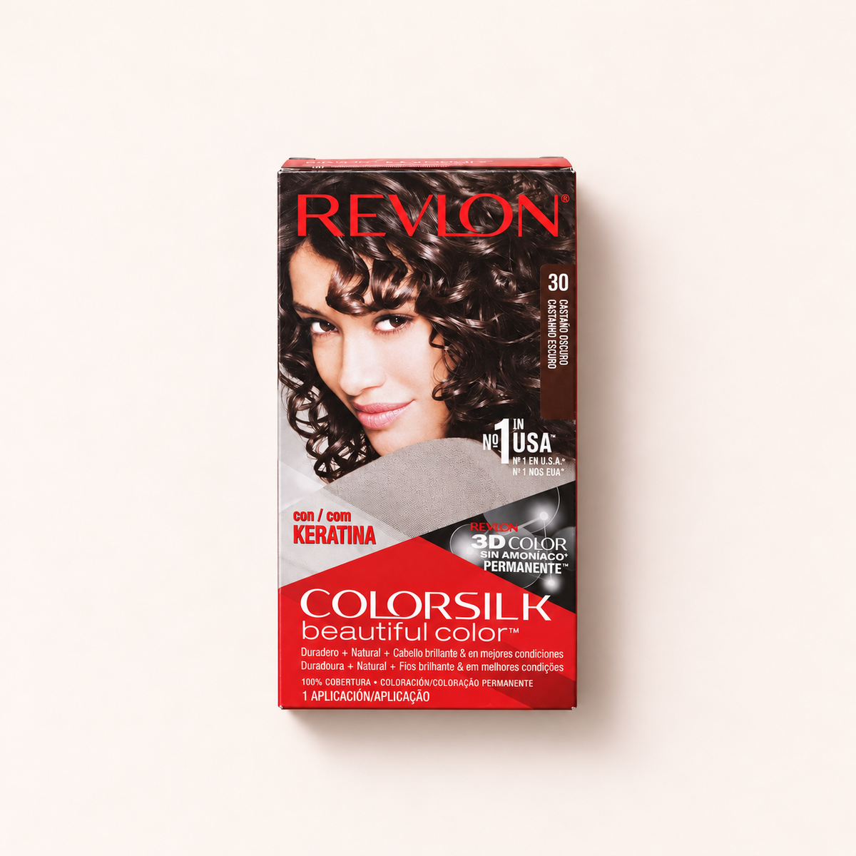 Revlon ColorSilk Beautiful Color sada barvy na vlasy 30 Dark Brown – MrRizz