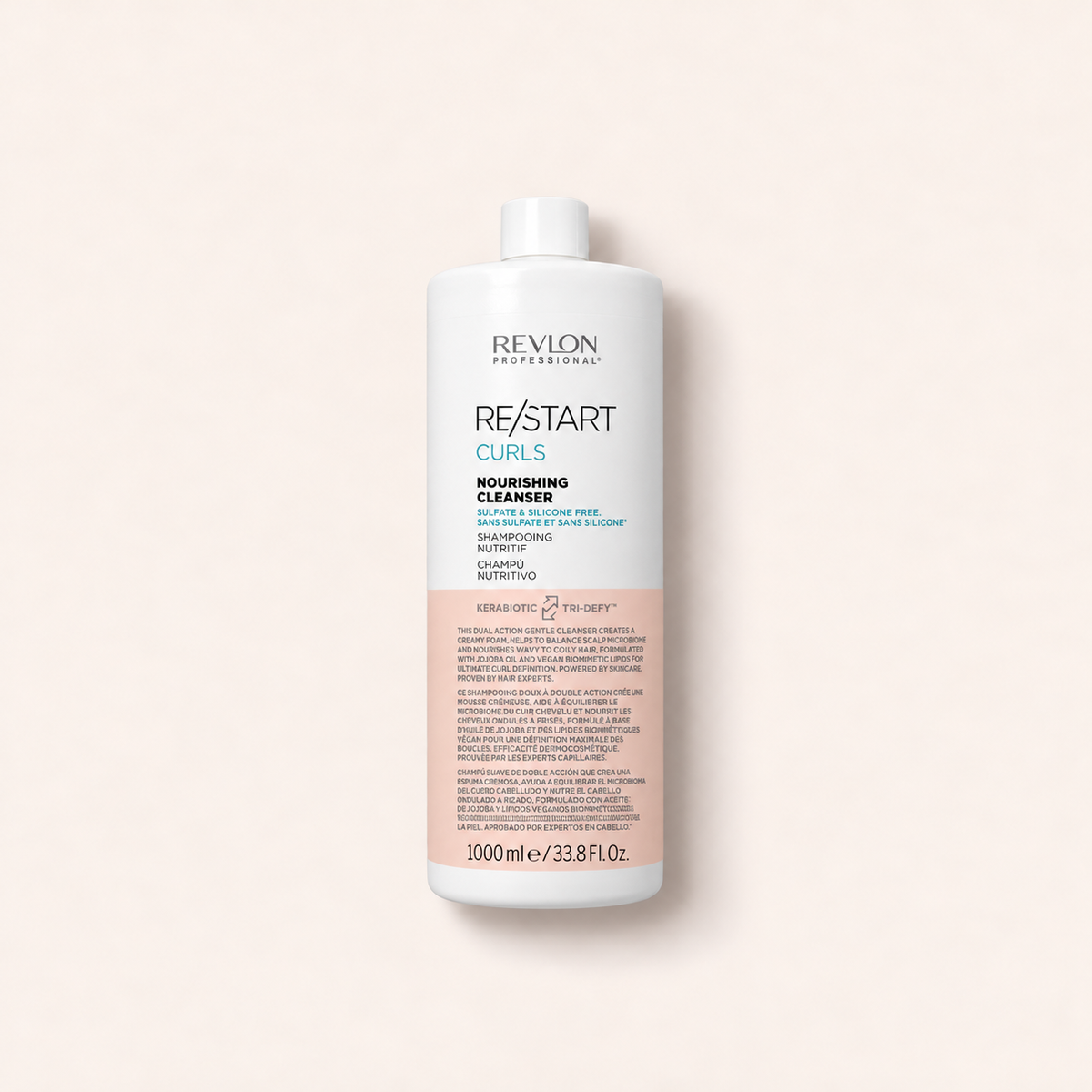 Revlon Professional Re/Start Curls, vyživující šampon na kudrnaté vlasy 1000 ml – MrRizz
