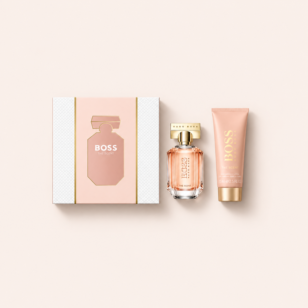 HUGO BOSS Boss The Scent For Her – sada Eau de Parfum 50 ml a tělové mléko 75 ml