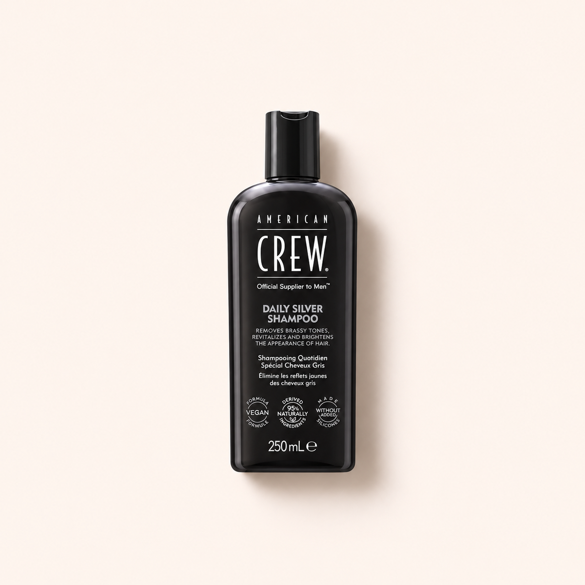 American Crew Daily Silver Shampoo 250 ml – šampon pro šedivé vlasy – MrRizz