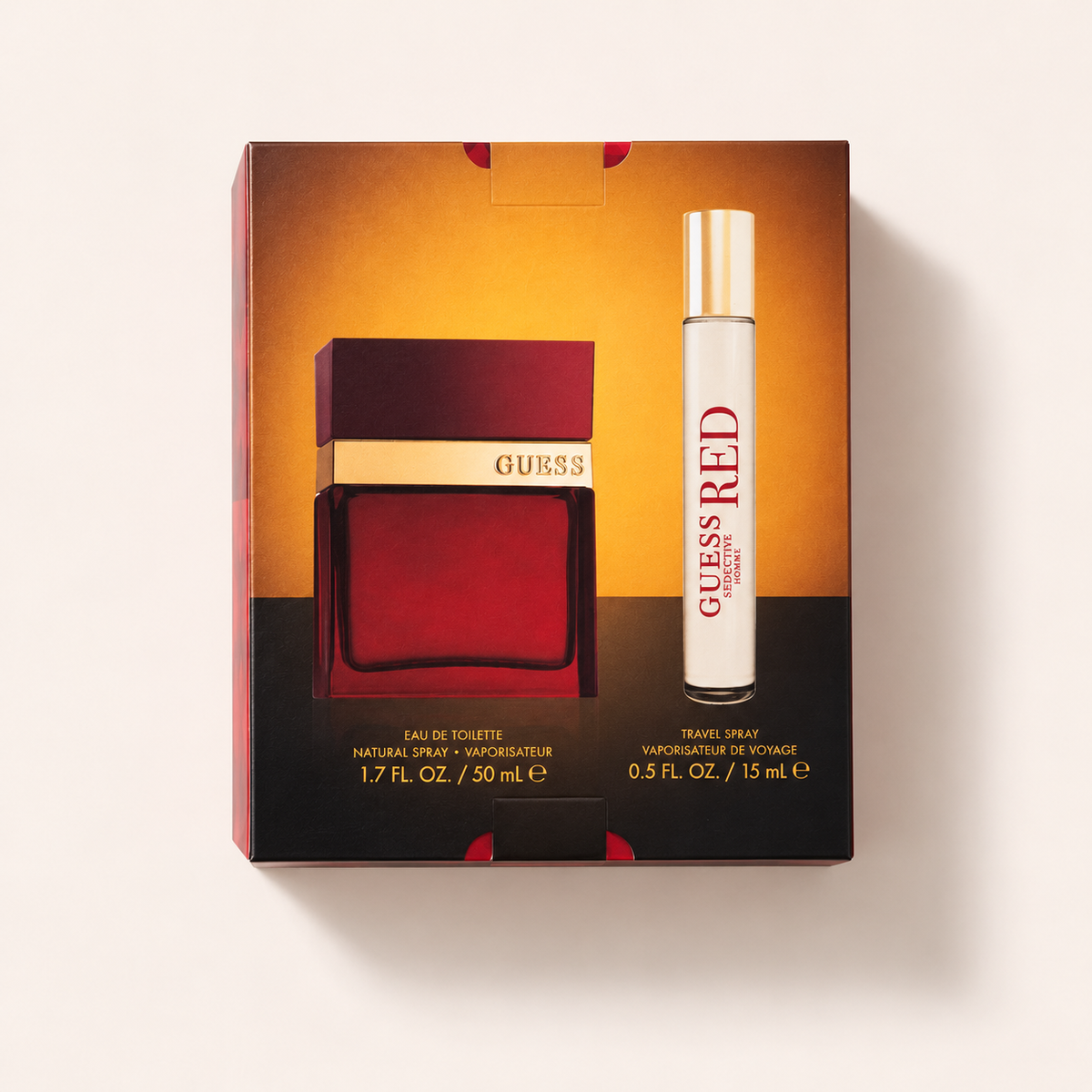 GUESS Seductive Homme Red – sada EDT 50 ml a 15 ml
