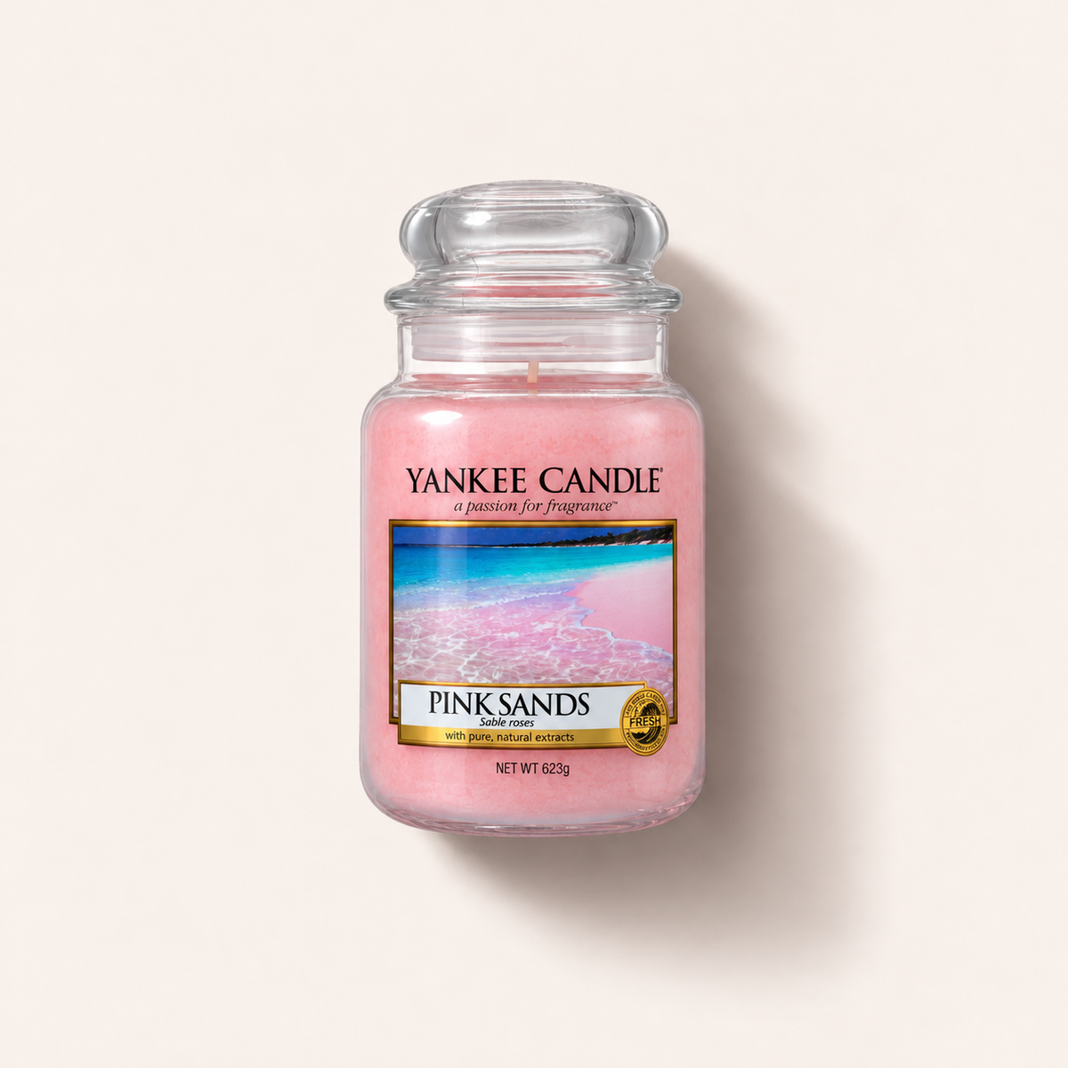 Yankee Candle Pink Sands, vonná svíčka 623 g ve skleněné dóze – MrRizz