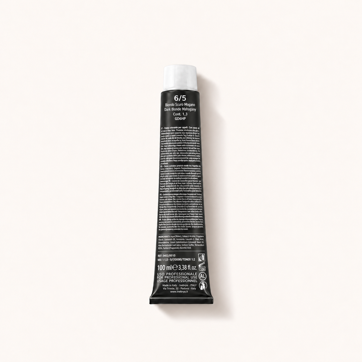 Inebrya Color, barva na vlasy 100 ml, odstín 6/5 Dark Blonde Mahogany – MrRizz