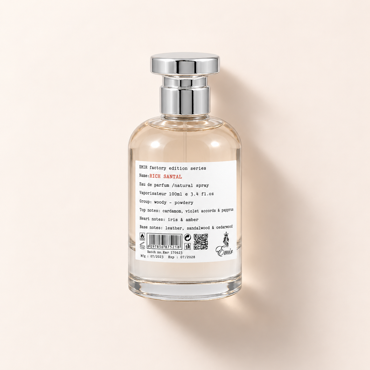 Produktová fotografie Emir Rich Santal 100 ml – MrRizz