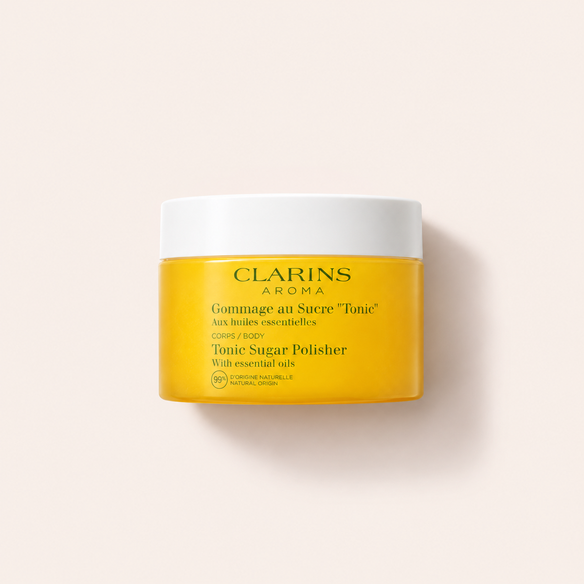 Clarins Aroma Tonic Sugar Polisher 250 ml – titulní produktová fotografie – MrRizz