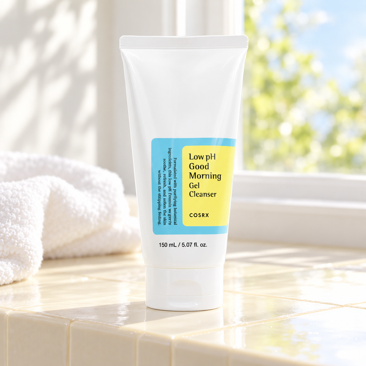 COSRX Low pH Good Morning Gel Cleanser 150 ml – atmosférická fotografie – MrRizz