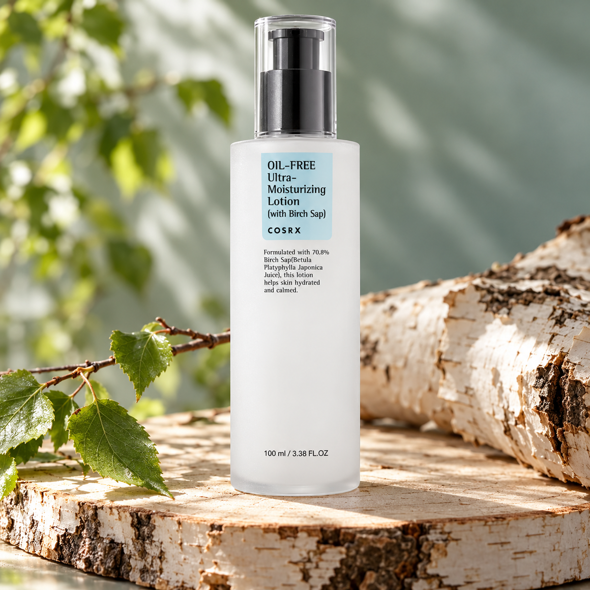 COSRX Birch Sap Oil-Free Ultra-Moisturizing Lotion 100 ml – atmosférická fotografie – MrRizz