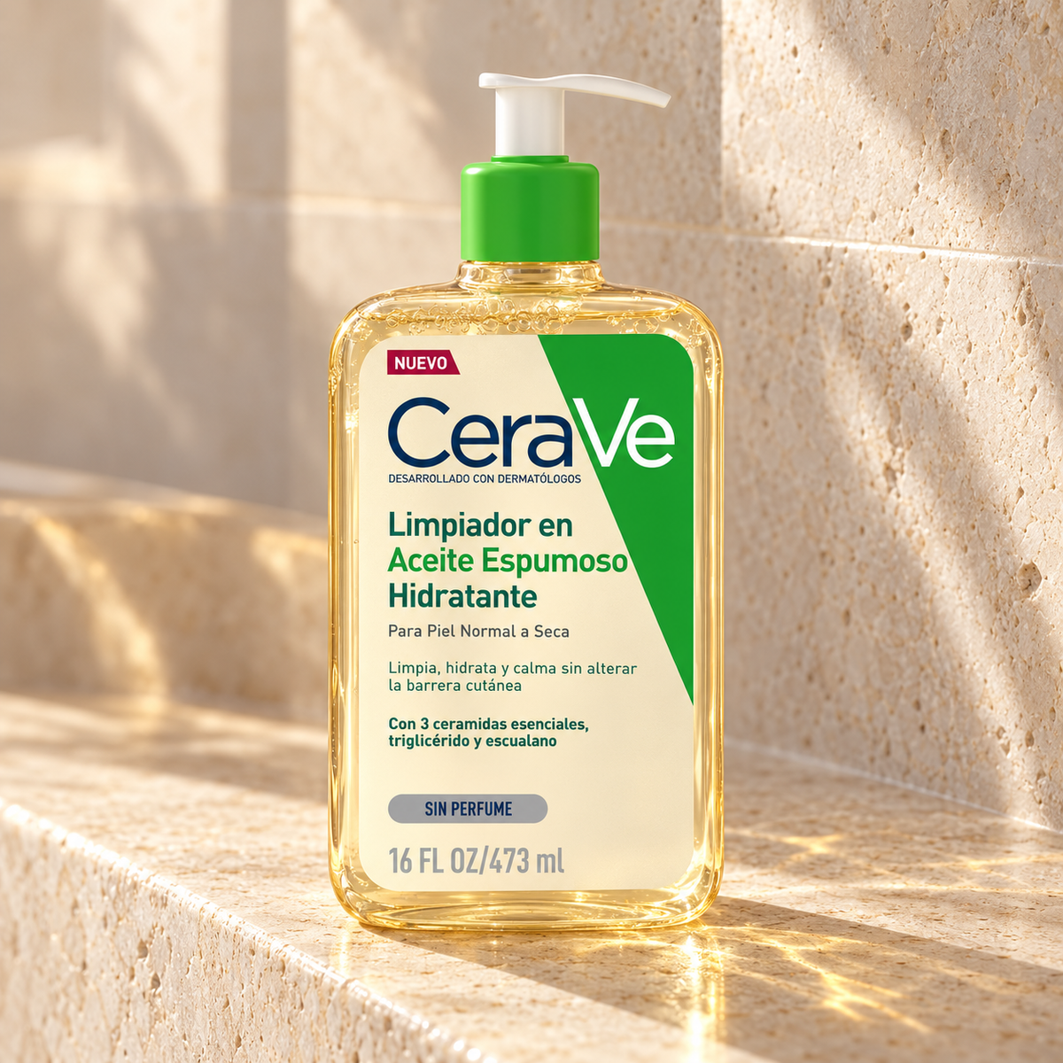 CeraVe Facial Cleansers Hydrating Foaming Oil Cleanser 473 ml – atmosférická fotografie – MrRizz