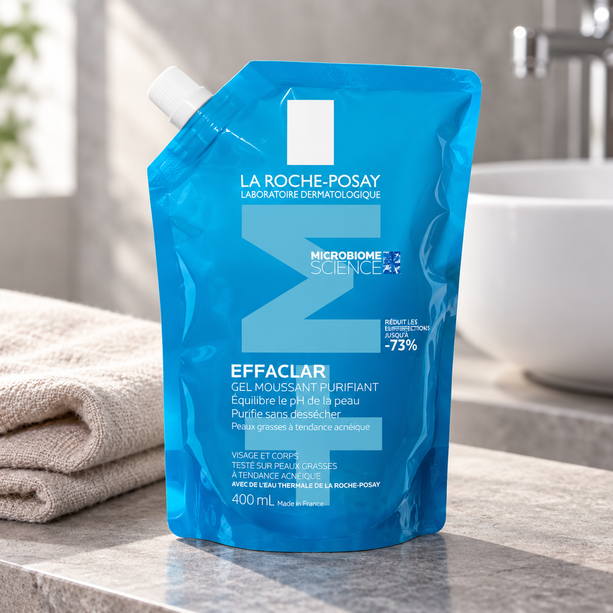 La Roche-Posay Effaclar 400 ml – atmosférická fotografie – MrRizz