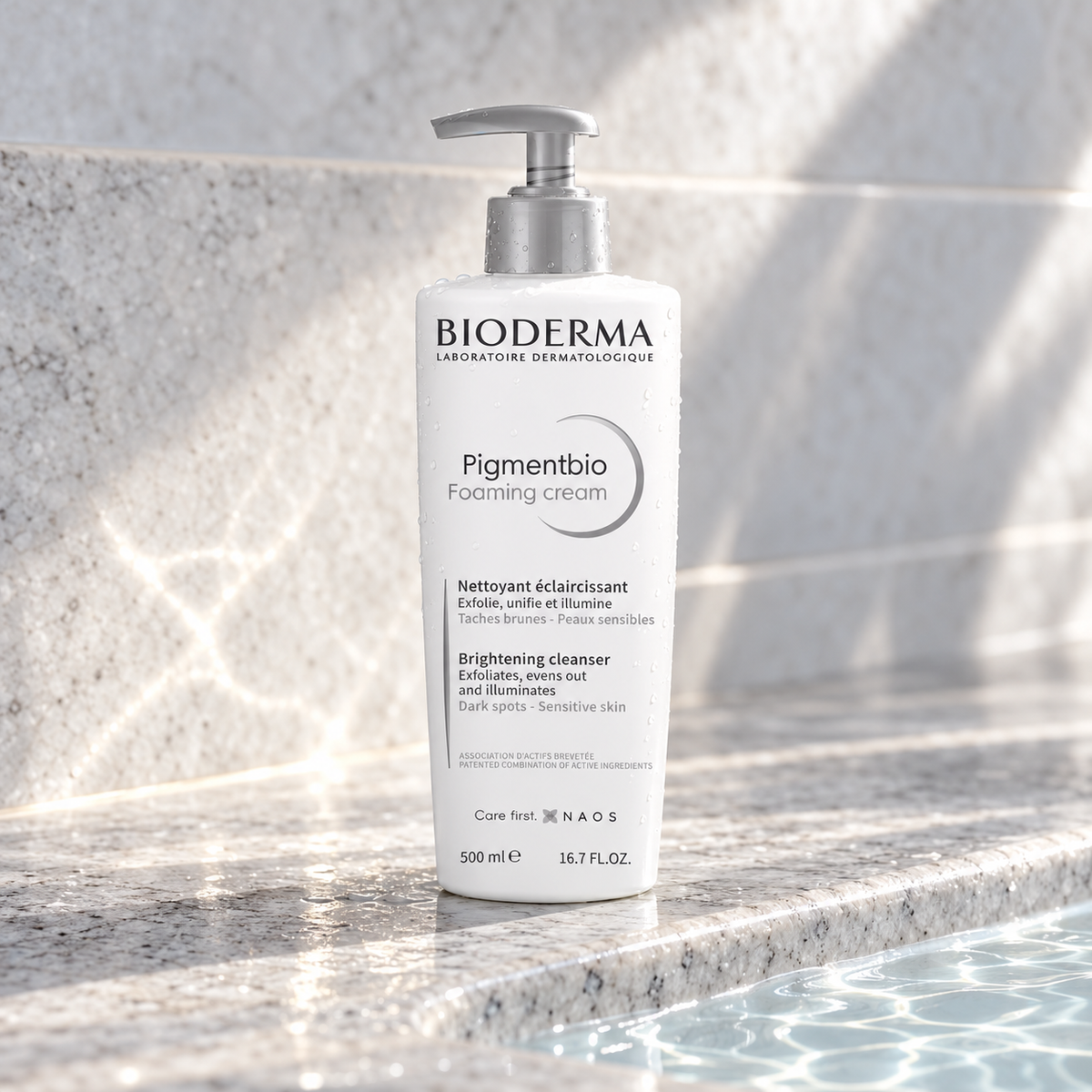 BIODERMA Pigmentbio Foaming Cream 500 ml – atmosférická fotografie – MrRizz