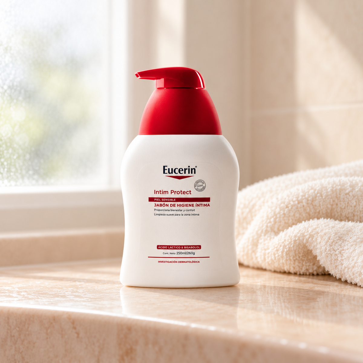 Eucerin pH5 Intim Protect Gentle Cleansing Fluid 250 ml – atmosférická fotografie – MrRizz