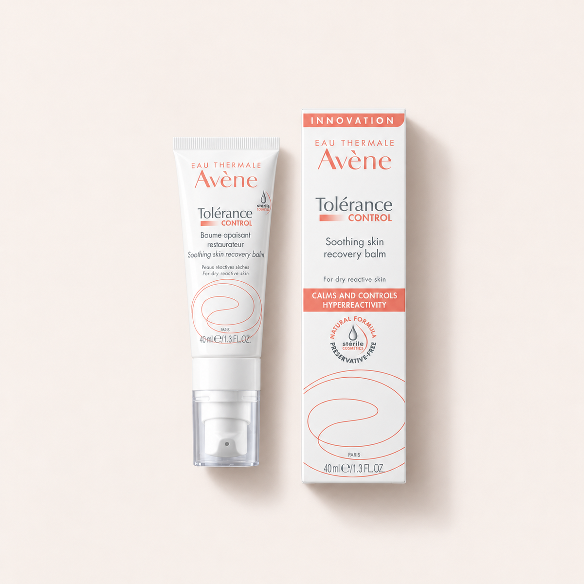 Avene Tolerance Control Soothing Skin Recovery Balm 40 ml – výrobek s originálním obalem – MrRizz