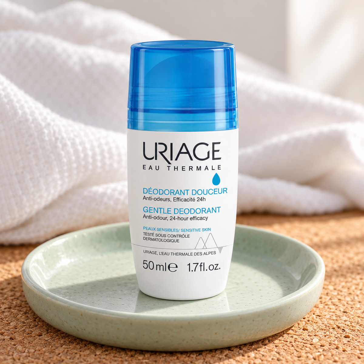 Uriage Eau Thermale Gentle Deodorant 50 ml – atmosférická fotografie – MrRizz